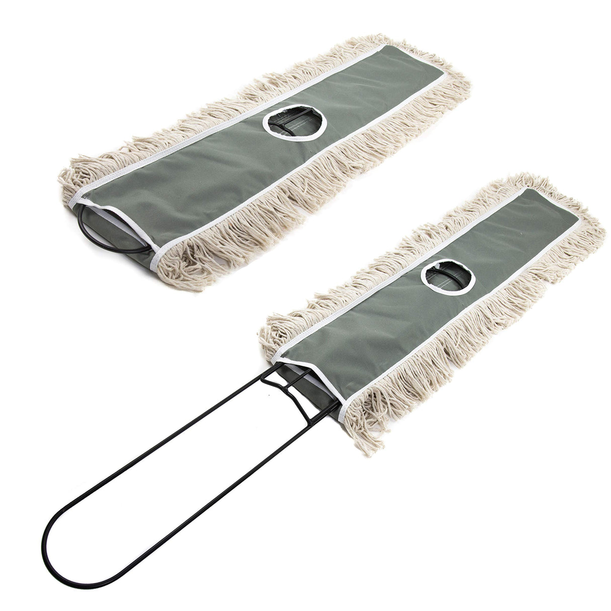 JINCLEAN 2 Pack of 36 Cotton Refills for Industrial Class Floor Dust mop Series Can be fit with Others (2 Pack of 36 Cotton Refill)