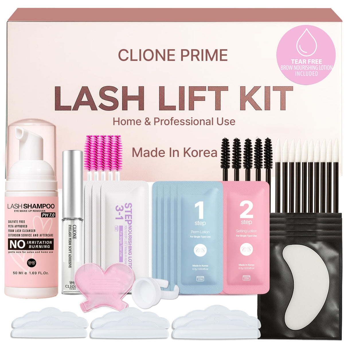 Korean Lash Lift Kit - Eye Brow Lamination Kit Eyelash Perm Kit Eyelash Lift Kit Lash Perm Eyebrow Lamination