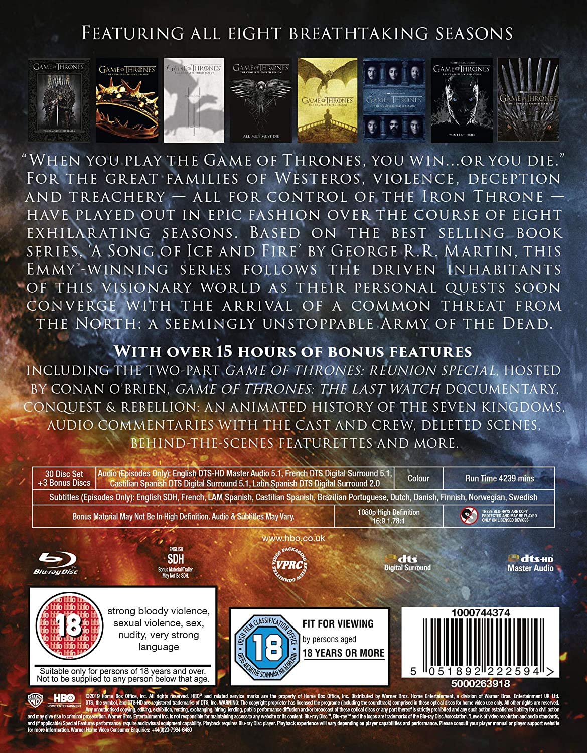 Game Of Thrones: The Complete Series