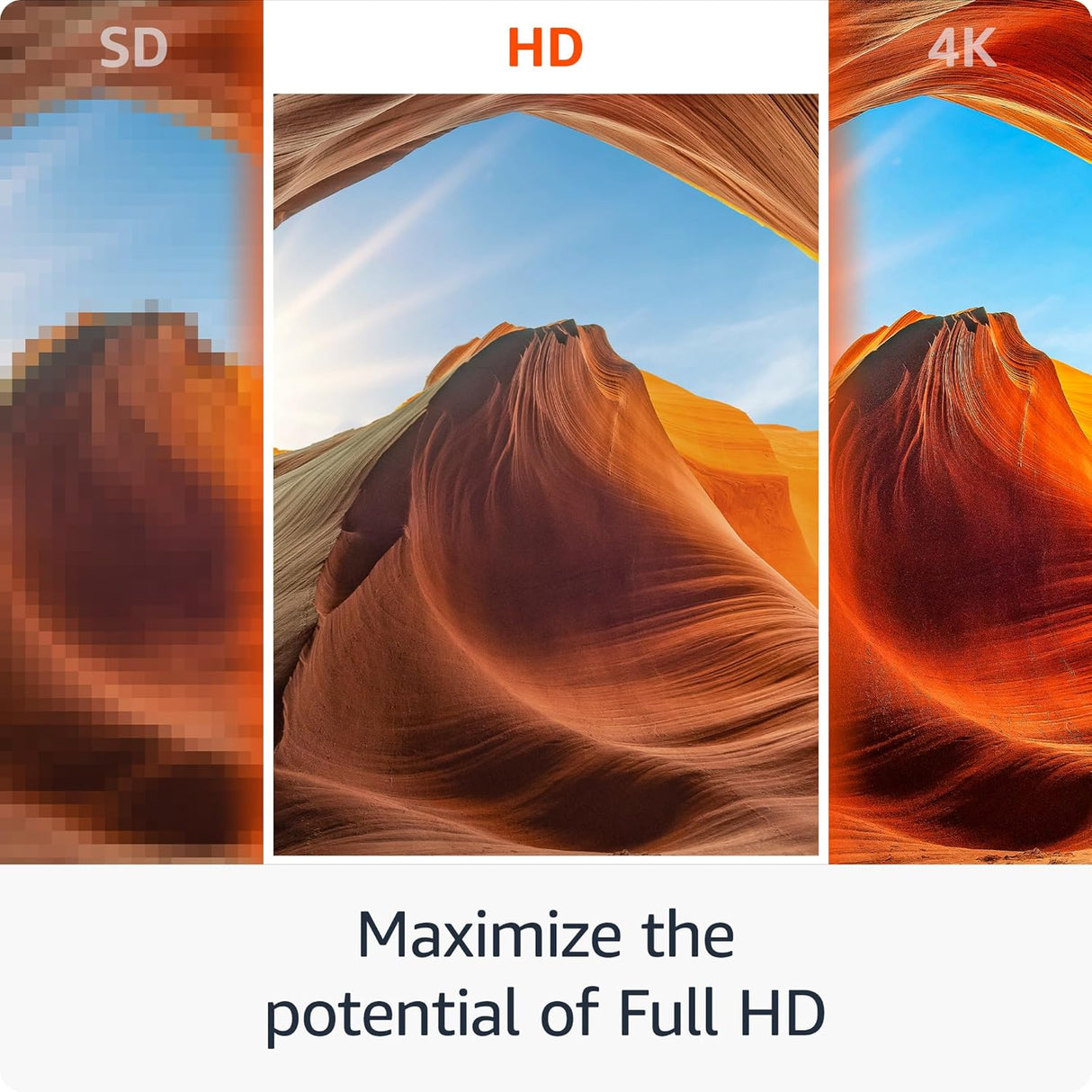 Amazon Fire TV Stick HD (modelo más reciente), TV en vivo gratuita, Control remoto por voz Alexa, controles de Smart Home, streaming en HD