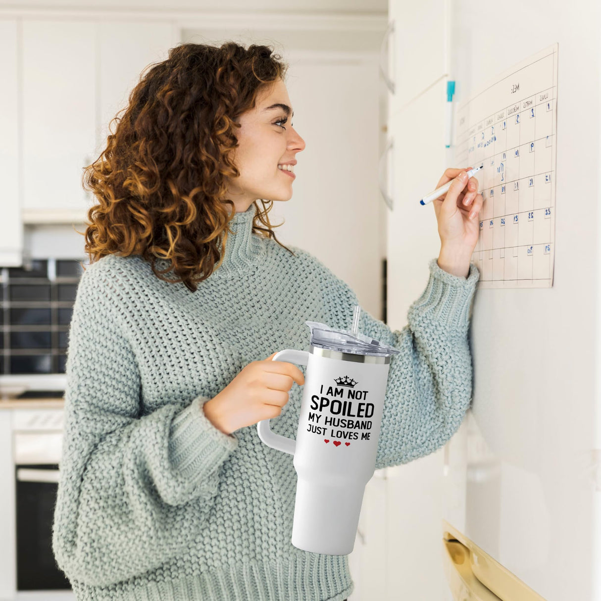 KatAndNat Gifts for Wife - Wife Gifts for Her - Wedding Anniversary for Women, Birthday, Valentines, Mothers Day, Christmas Gift for Her - Romantic Love Gift ideas - 40 Oz Stainless Steel Tumbler