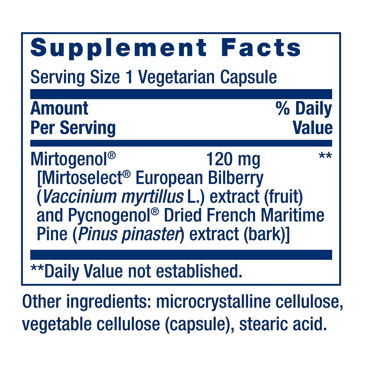 Life Extension Eye Pressure Support with Mirtogenol - Eye Health Supplement for Healthy Eye Pressure - with French Maritime Pine bark – Gluten-Free, Vegetarian, Non-GMO - 30 Capsules