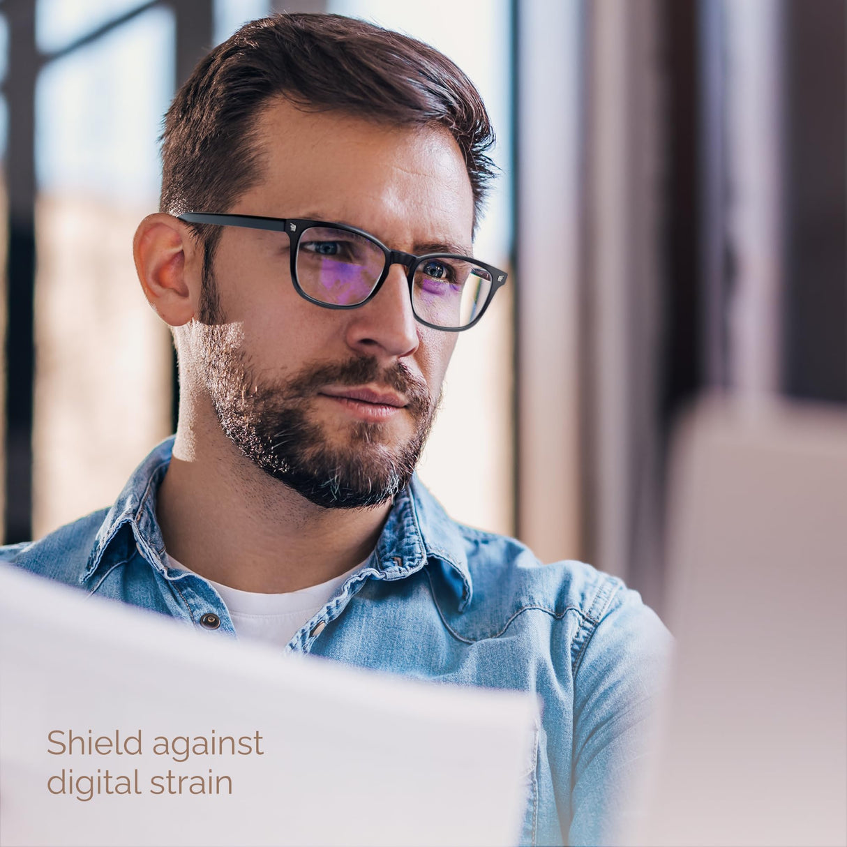 livho High Tech Blue Light Glasses - Advanced up to 99% Blue Light Blocking Computer Glasses - Anti Eyestrain & UV Glare Protection