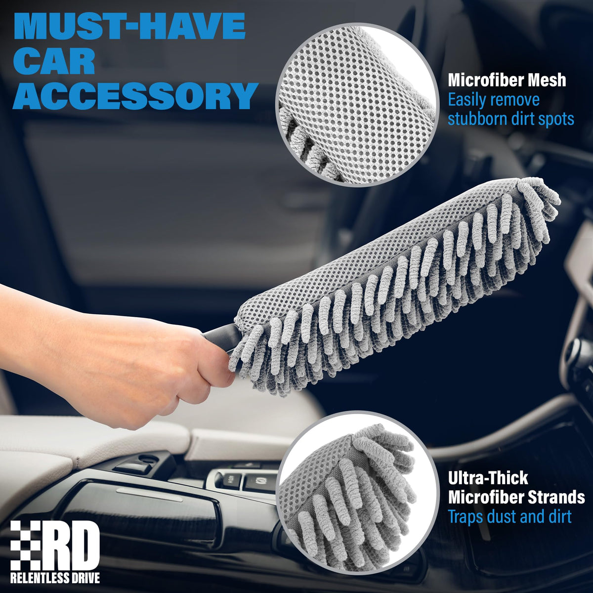 Relentless Drive Car Duster Interior Stocking Stuffers for Men and Women