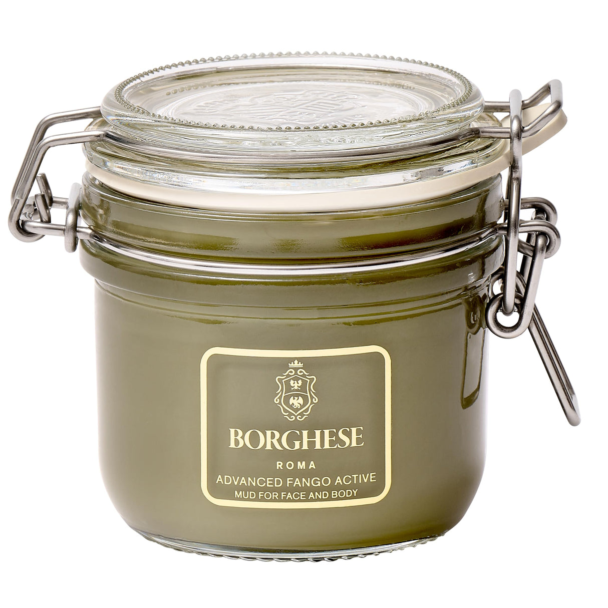 Borghese Advanced Fango Active Mud Musk - Nourishing & Exfoliating Face Mask with Bentonite Clay & Hyaluronic Acid For Normal, Combination & Oily Skin