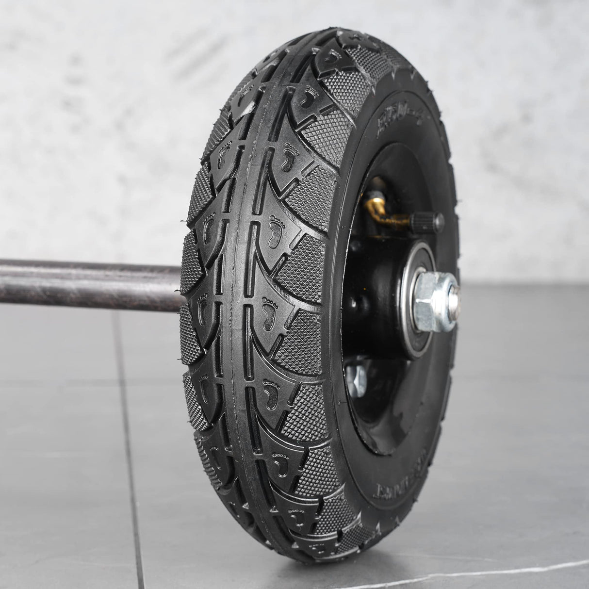 RUTU 2.50-4" 8.5" Tire and Inner Tube with TR87 Bent Valve Stem