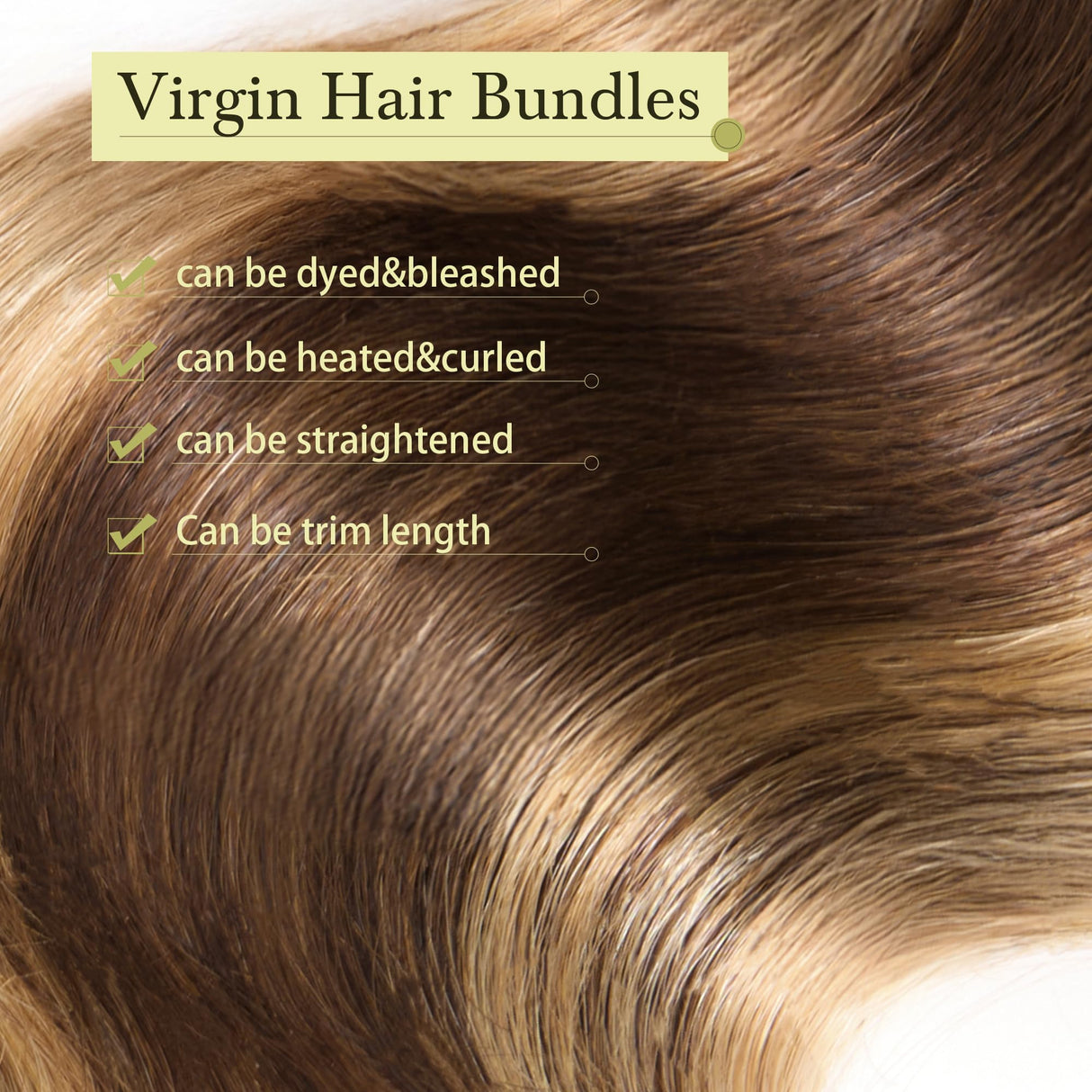 Human Hair Bundles 4 Bundles 18 20 22 24 Inch Hair Extensions Honey Blonde Highlight Body Wave Human Hair 100% Unprocessed Brazilian Virgin Hair Quick Weave P4/27