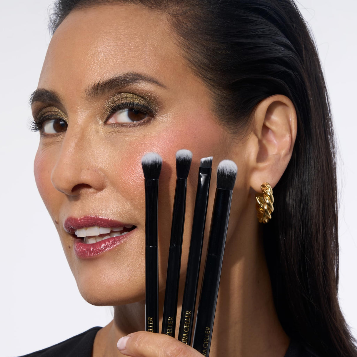 LAURA GELLER NEW YORK The Ultimate Palette Baked Eyeshadow (04 Neutrally Natural + Shadow Skills)