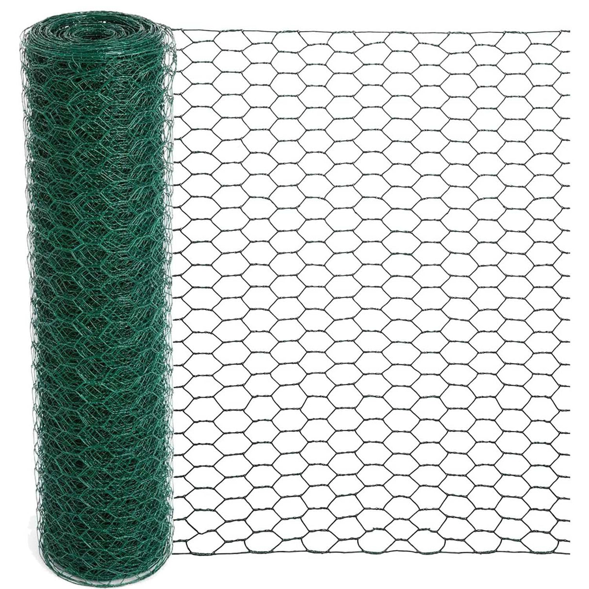 Mklsit Chicken Wire 15.7 x 315 Inches Chicken Wire Fencing Mesh, Green