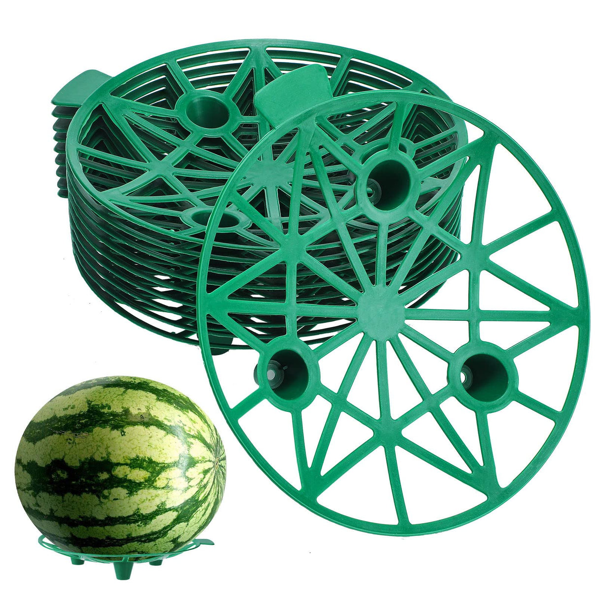 20 Pack Melon Cradle Plant Melon Supports Cages Cradles Trellis Garden Harvest Basket Protector for Watermelon, Cantaloupe, Pumpkins, Strawberries Avoid Ground Rot