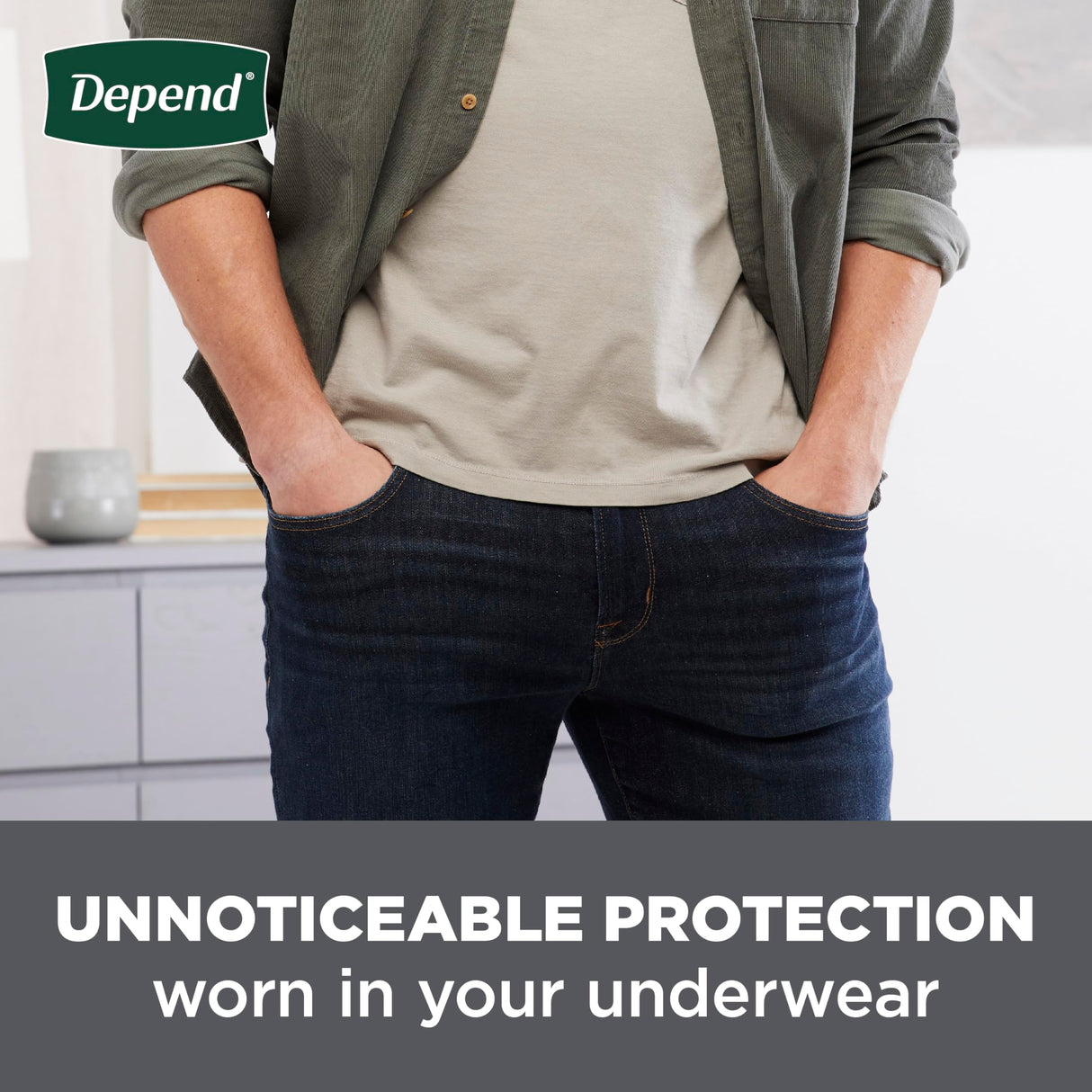 Depend Shields Incontinence Pads for Men, Light Absorbency, 90 Count (Packaging May Vary)