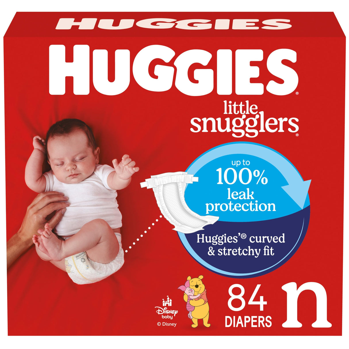 Huggies Little Snugglers Baby Diapers, Size 1, 96 Ct
