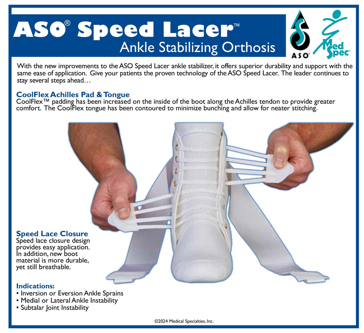 ASO Speed Lacer, Black, Medium
