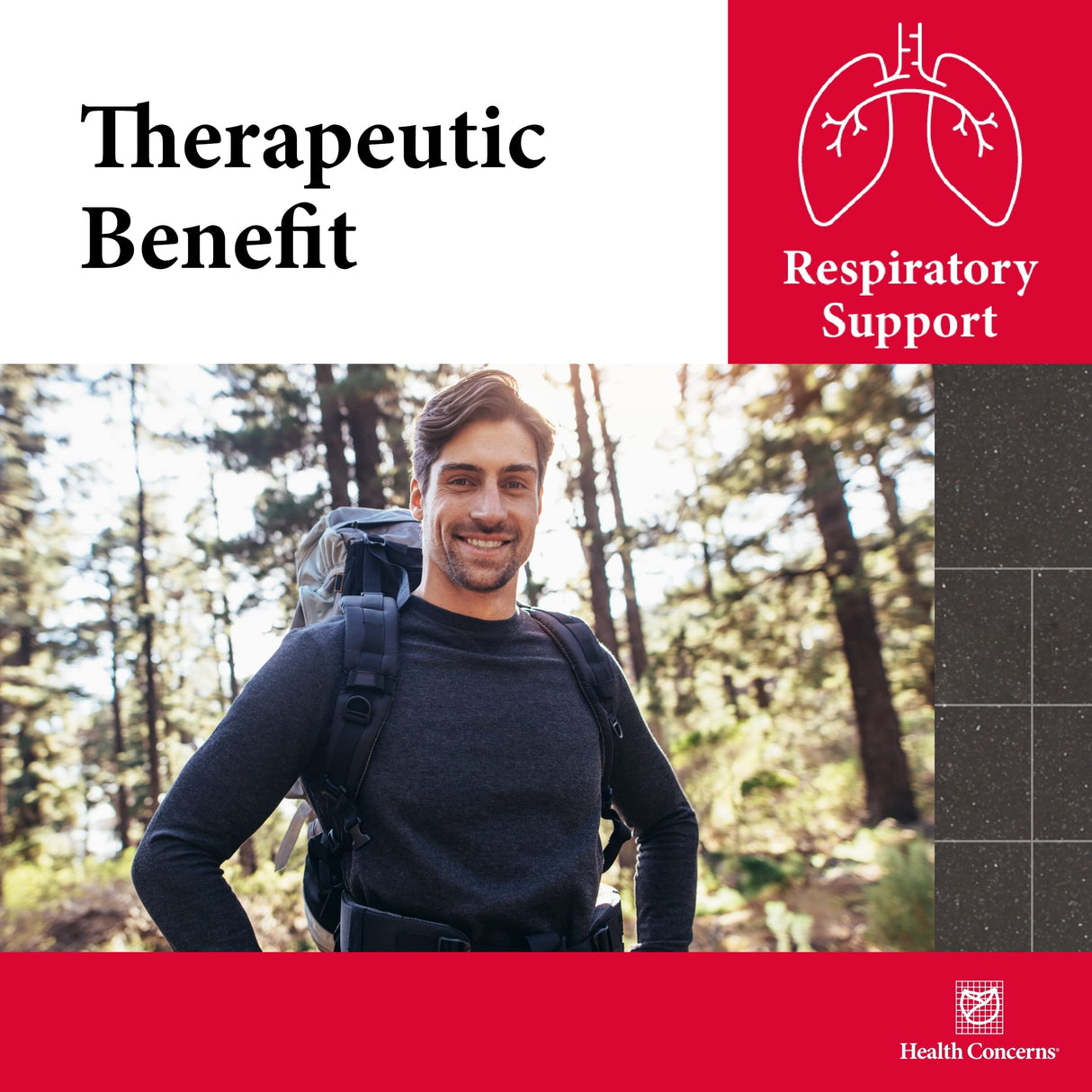 Health Concerns Clear Air - Lung Health & Respiratory Support Supplement - Marshmallow, Apricot, Bitter Orange, Garlic, Skullcap & More - Increases Oxygen Capacity & Reduces Mucus - 90 Capsules