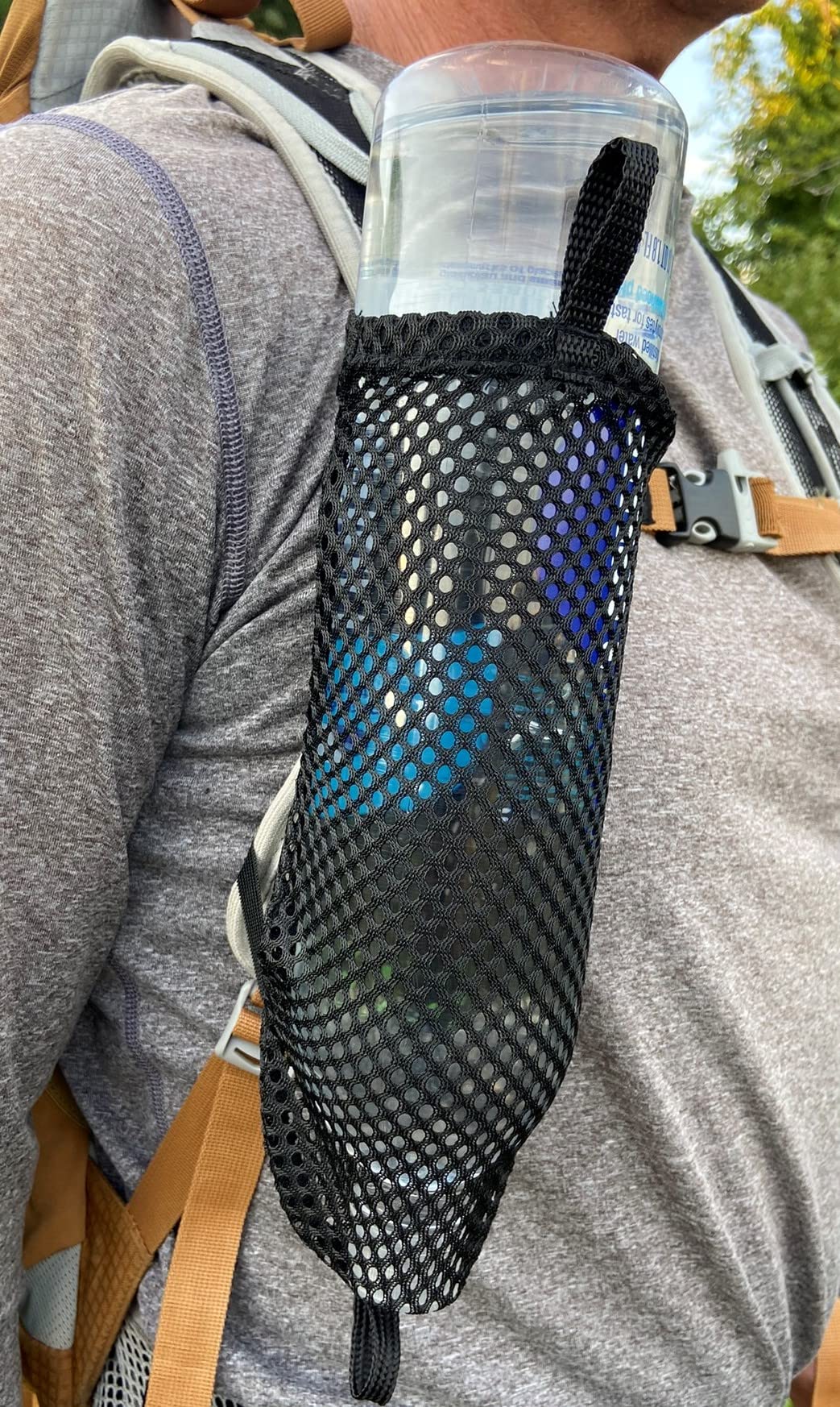 Mountain Mike Hiking Gear Backpack Shoulder Strap Water Bottle Holder…