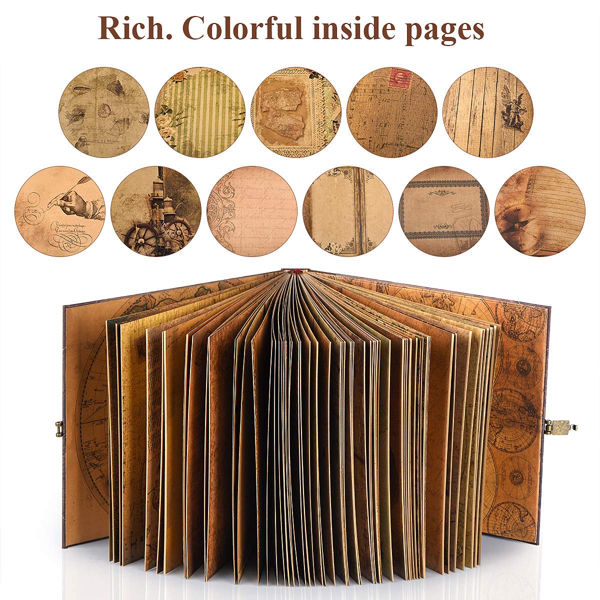 FEIYU BUY Our Adventure Book Vintage Scrapbook Journal