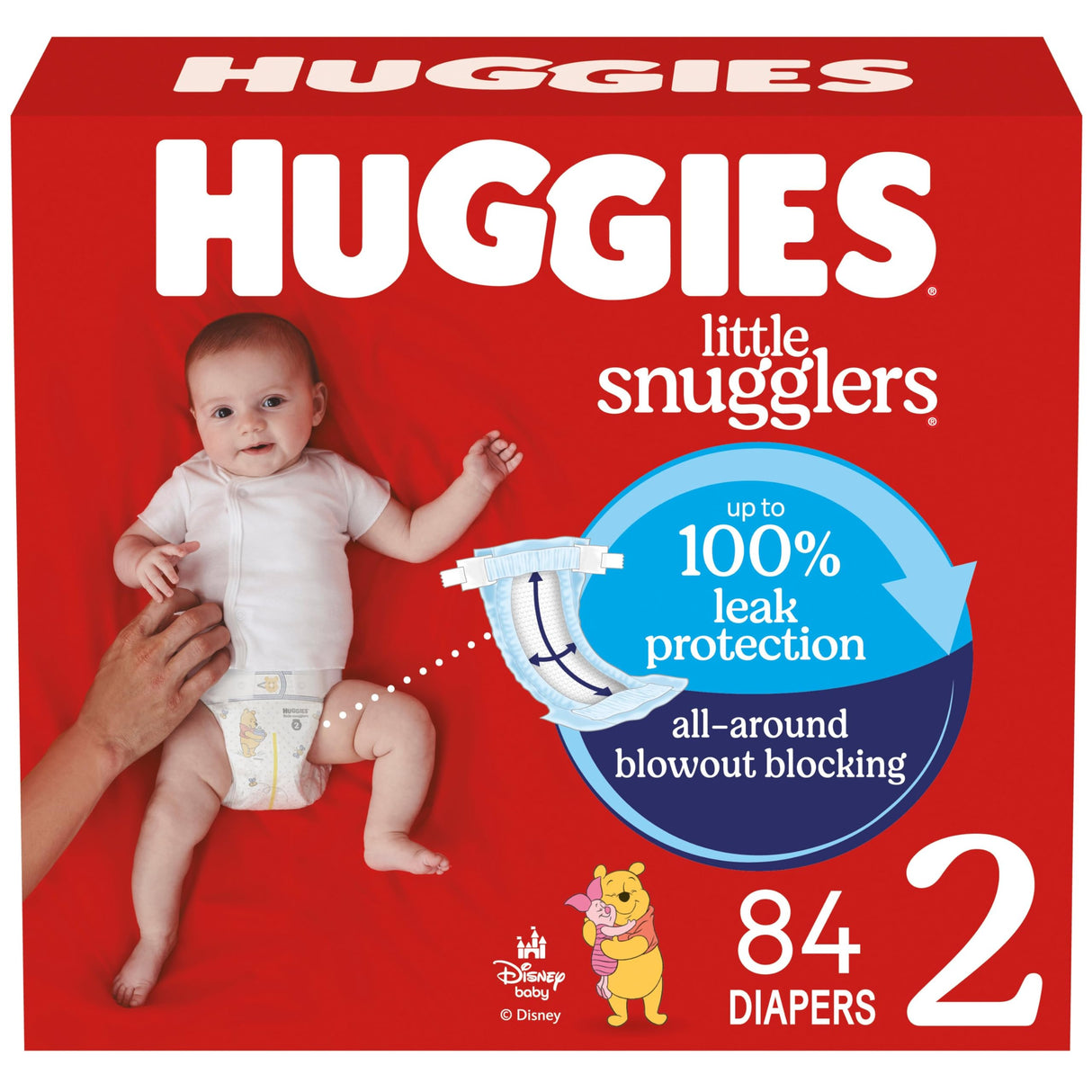 Huggies Little Snugglers Baby Diapers, Size 1, 96 Ct