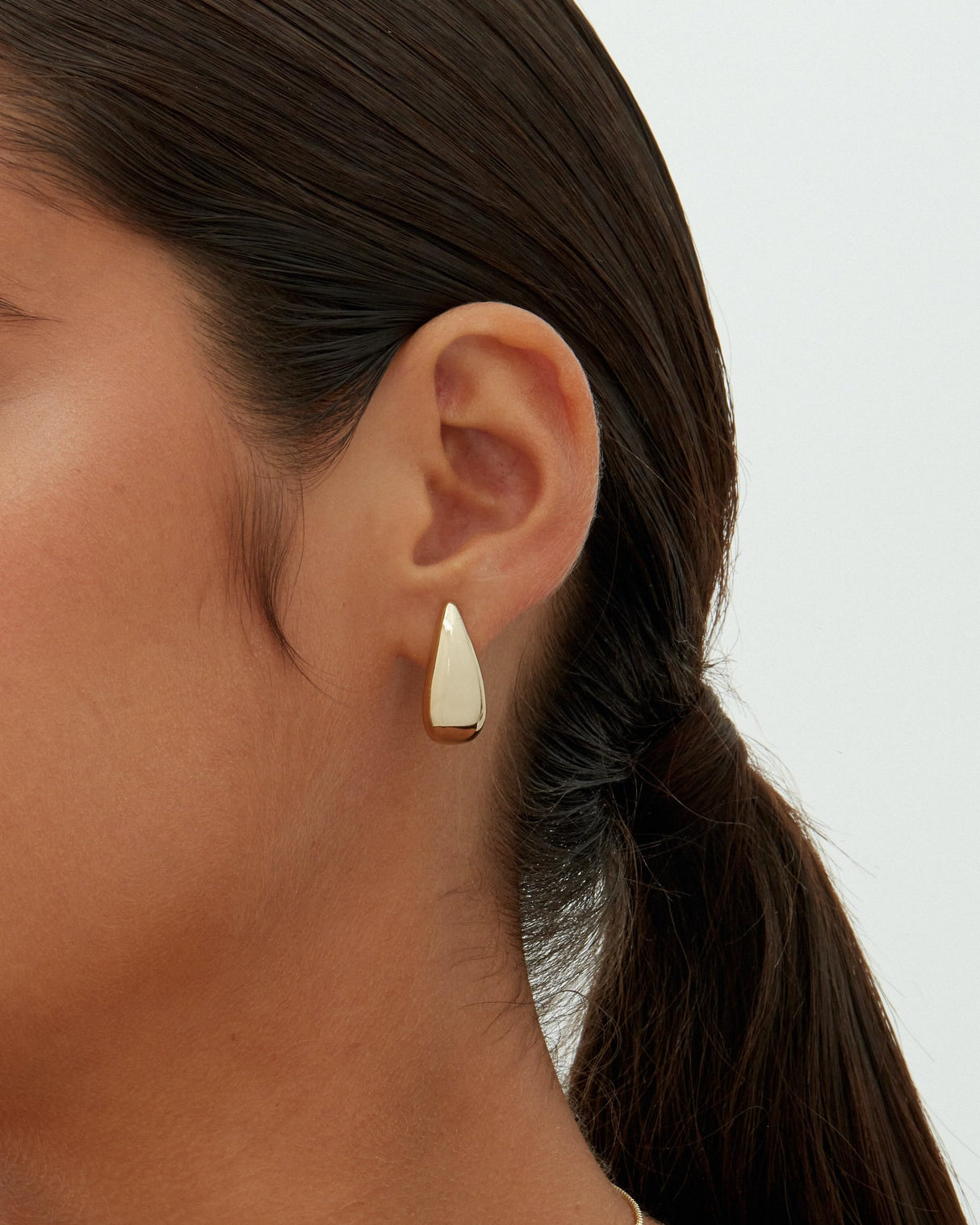 PAVOI Statement Huggie Earrings, 925 Silver, 14K Gold Plated, Yellow Gold