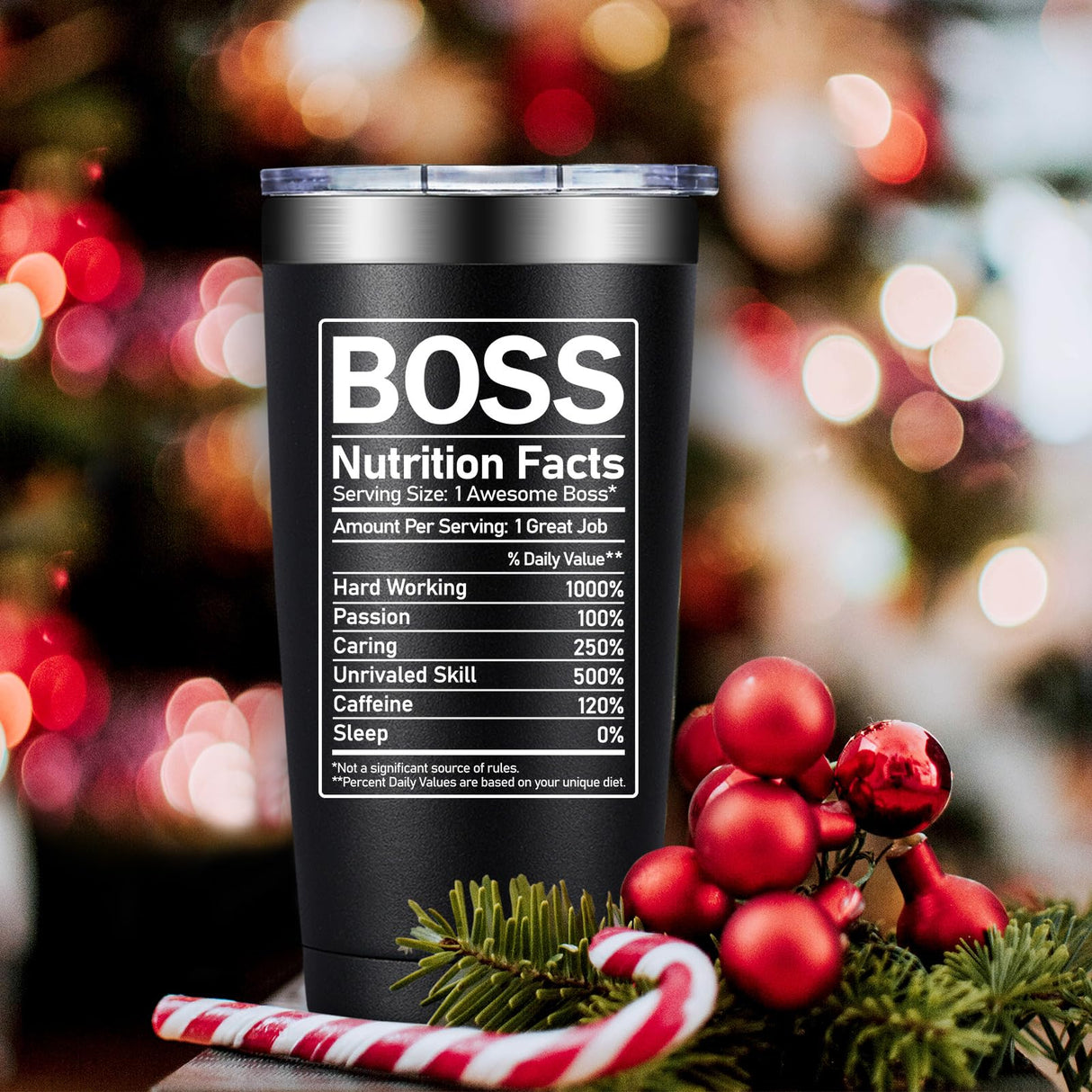 DOEARTE Boss Gifts for Men - Boss Day Gifts - Christmas, Appreciation, Retirement Gift for Bosses, Employees, Leader - 20oz Bosses Tumbler