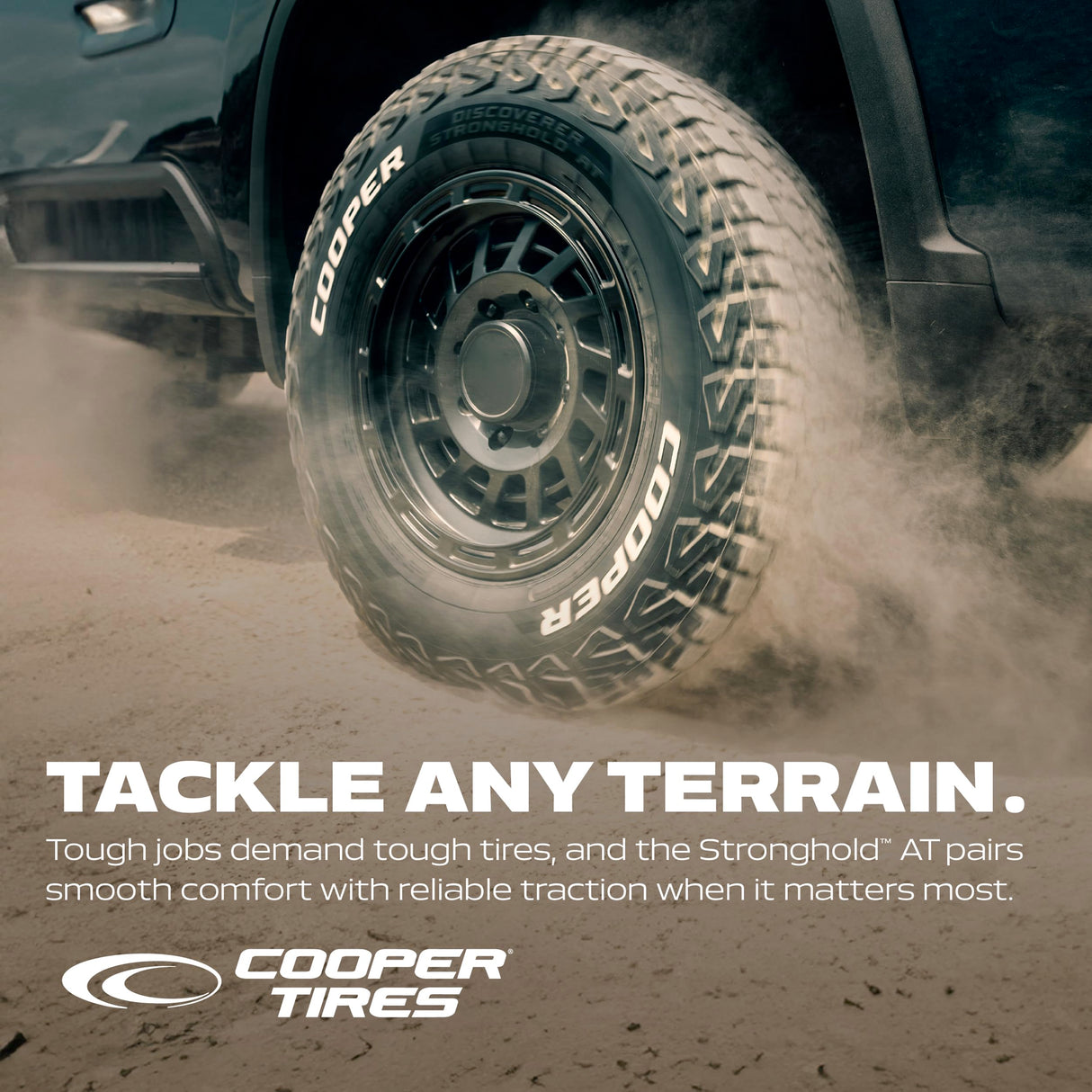 Cooper Discoverer Stronghold AT All-Terrain Tire, LT265/60R20, Set of 1
