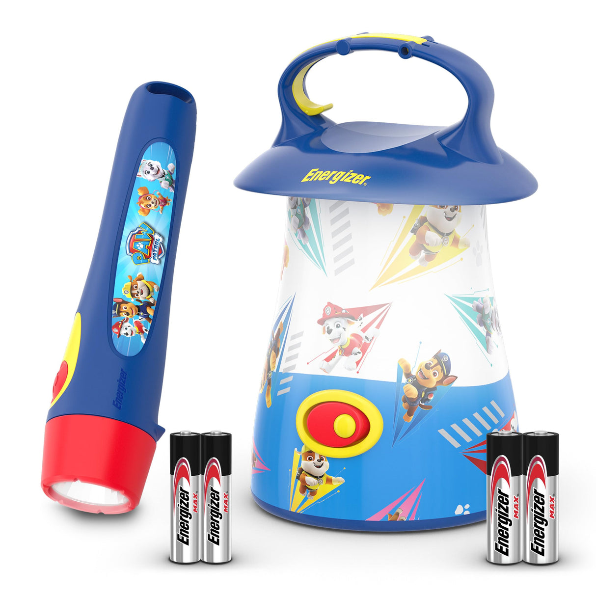 Energizer PAW Patrol Kids LED Lantern and Handheld Flashlight Combo Pack, Great Lightweight LED Flashlights for Kids, Batteries Included