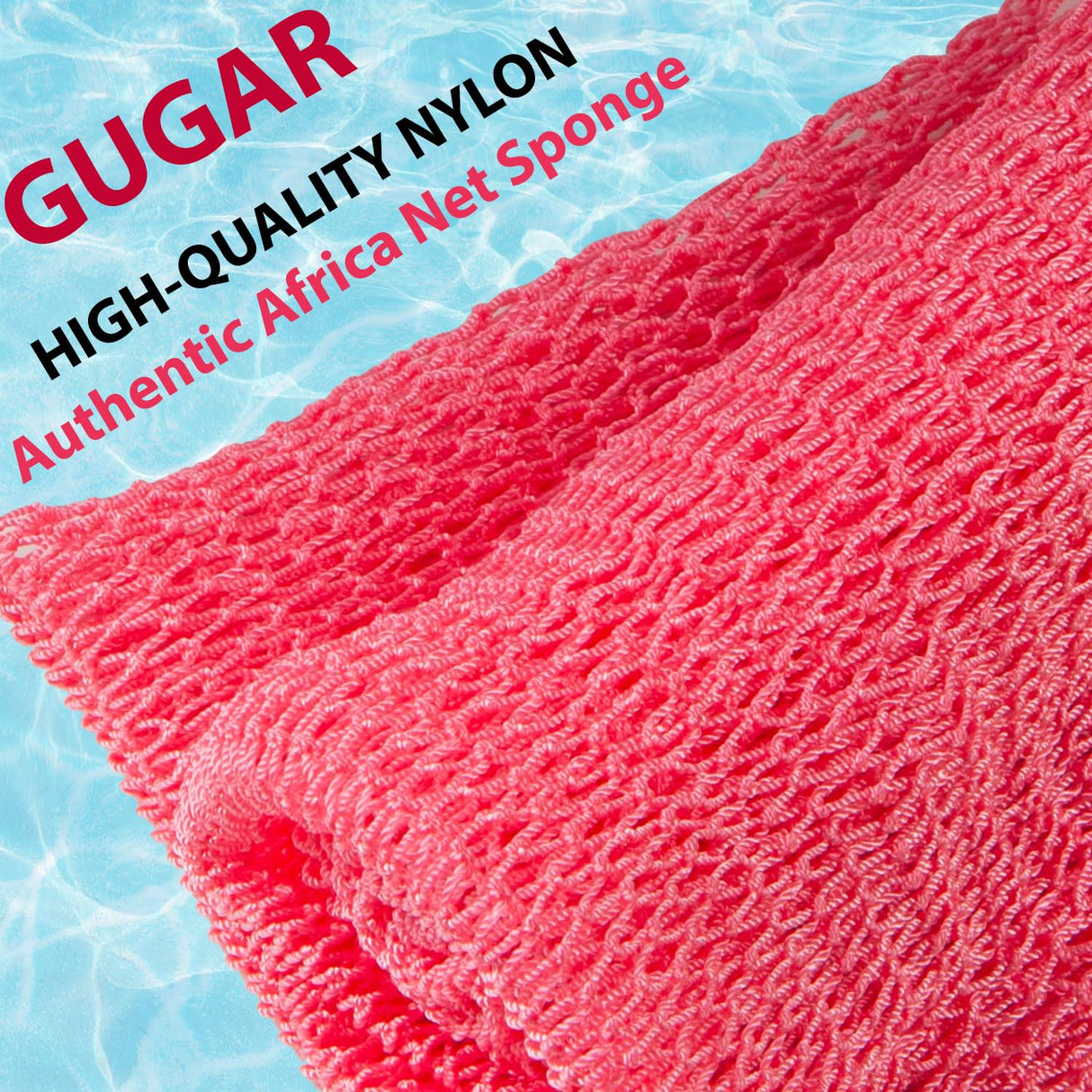 African Net Sponge Authentic African Exfoliating Net Real African Bath Sponge Body Scrub Net Long Rag Net Shower Scrubber