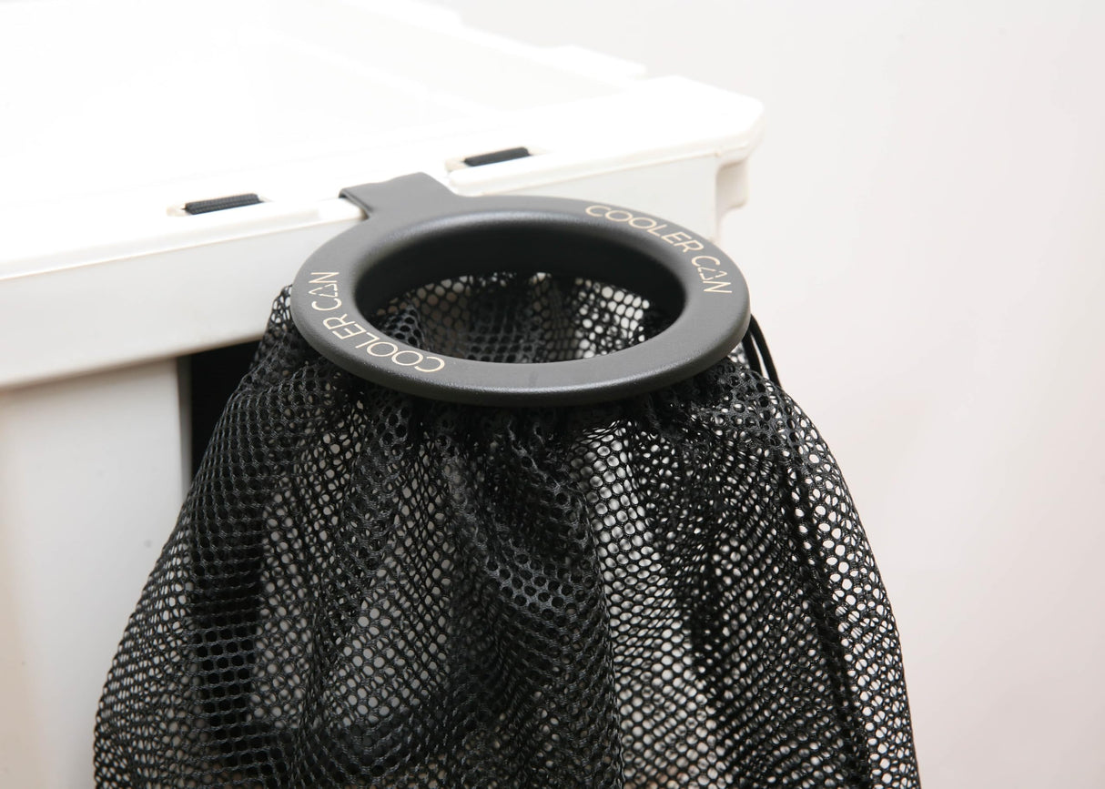 the Cooler can- Outdoor Cooler Trash Can Accessory - Attaches to Most Brands of Roto-Molded Coolers- No Tools Required - Portable Trash Holder for Boats, Fishing, Camping, Truck Beds, SXS's & ATV's -