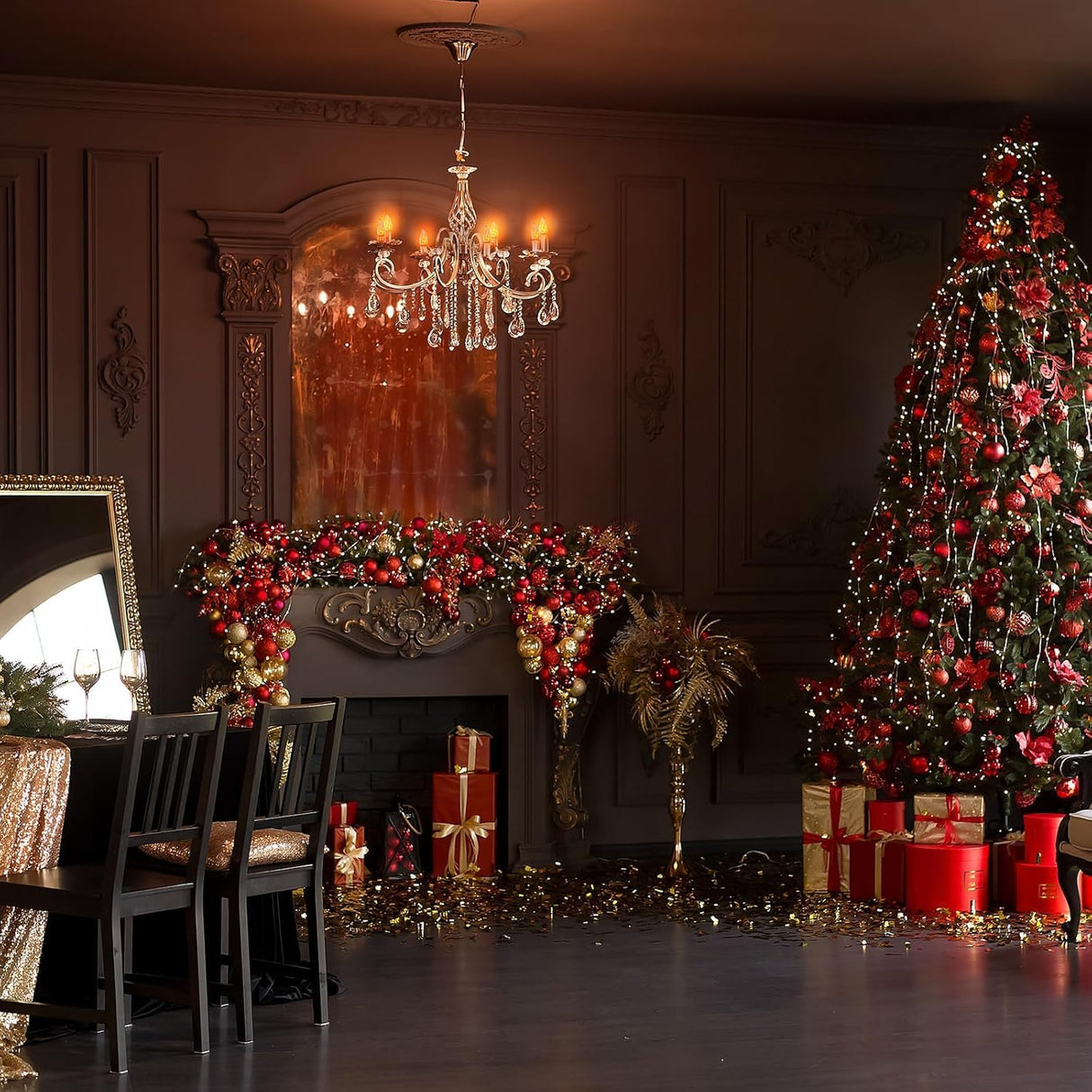 Hompavo Upgraded Flame Light Bulbs, E12 Candelabra Small Base, Clear Glass Flickering Fire Bulb for Halloween Christmas Party Porch Indoor & Outdoor Home Decoration, 10 Pack