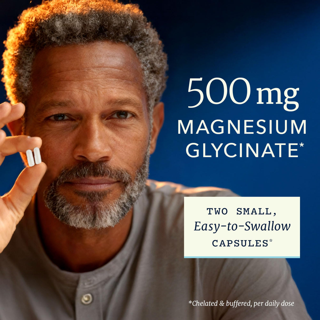Magnesium Glycinate 500mg | Chelated for High Absorption | Muscle Relaxation, Bones, Heart, Nerve, Sleep & Calm Support for Women & Men | Magnesium Chelate Supplement & Bisglycinate Complex | 240ct