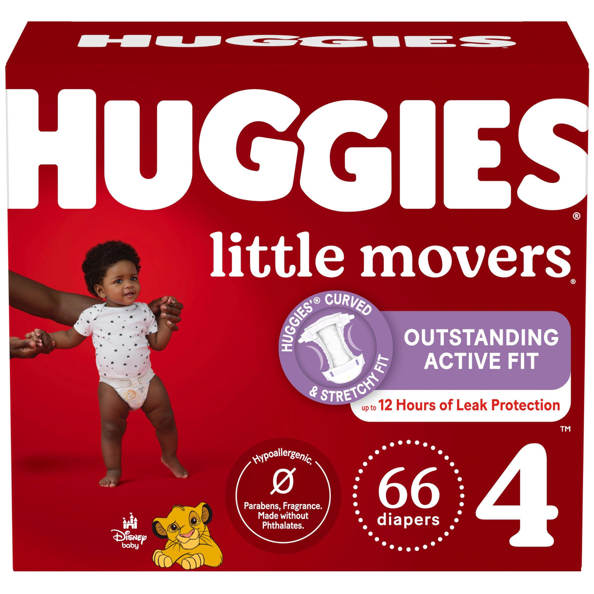 Huggies Size 7 Diapers, Little Movers Baby Diapers, Size 7 (41+ lbs), 68 Count