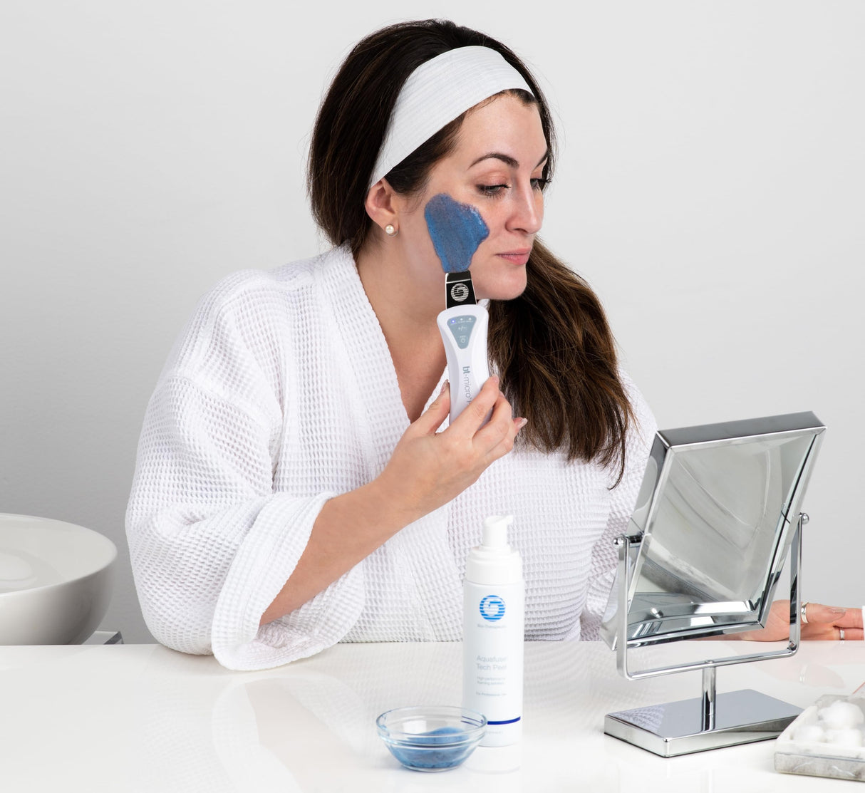 Bio-Therapeutic bt-Micro Fusion Ultrasonic Skin Exfoliation. Smooth Skin, Clear Congestion, Superior Blackhead Extraction, 3 Modes 2 Power Levels, Stainless Steel Applicator, Rechargeable