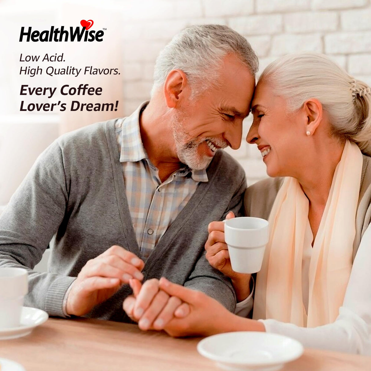 Healthwise Chocolate Coconut 100% Colombian Coffee K-Cups Low Acid Coffee K-Cups - Medium Roast, Healthier Coffee for Sensitive Stomach - 72 Count (Pack of 6)