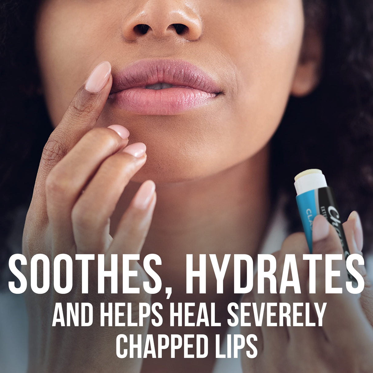 ChapStick Classic Medicated Lip Balm Tubes, Chapped Lips Treatment and Skin Protectant - 0.15 Oz (Pack of 2)