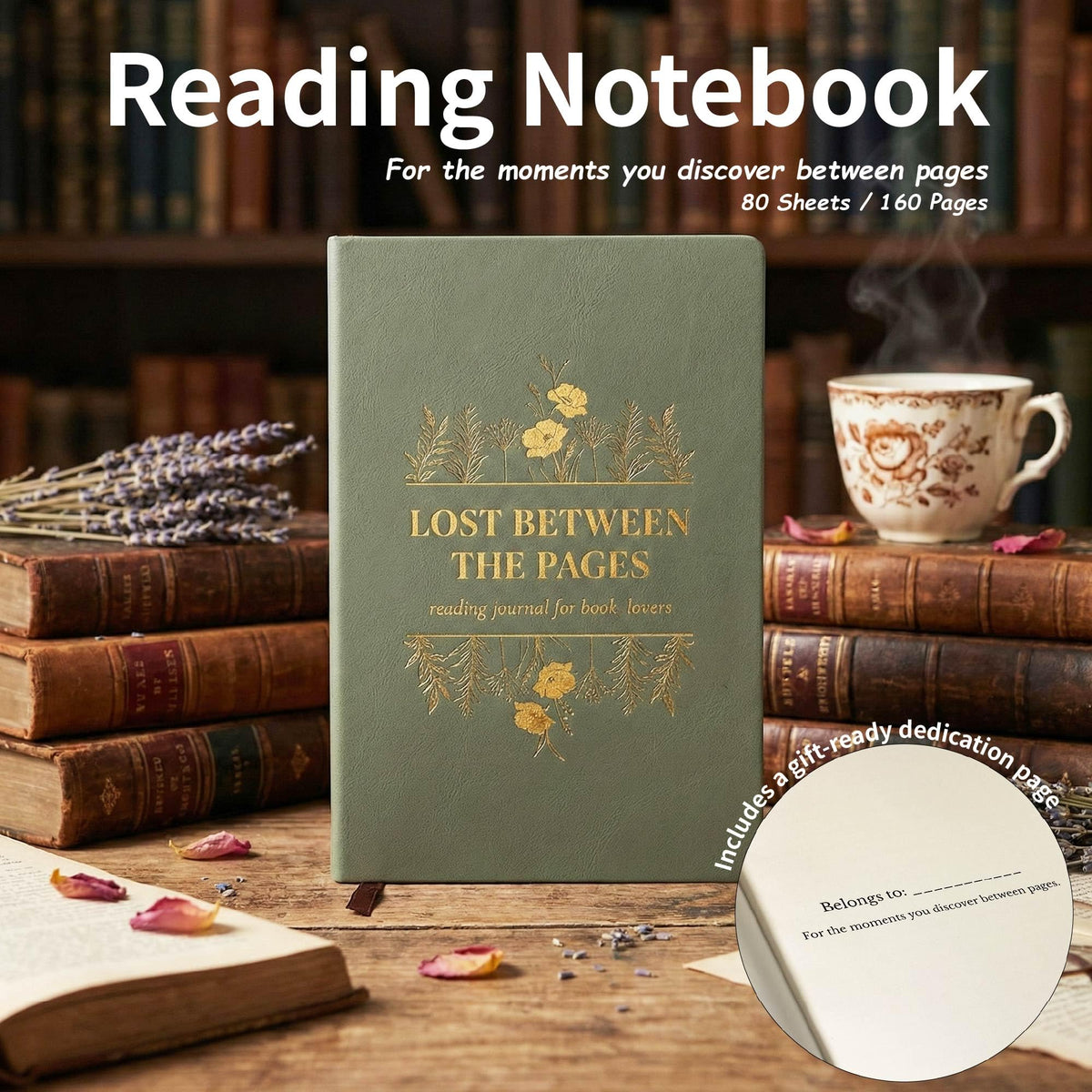 MHSMHL Book Lovers Gifts for Women,Vintage Bookish Gifts, Gifts for Readers