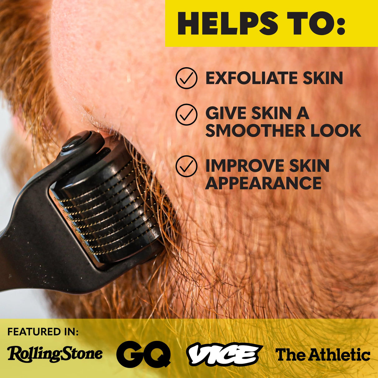 Beard Club Advanced Beard Growth Kit - Derma Roller, Growth Oil, Vitamins and Vitamin Spray, Shampoo and Boar Bristle Brush - Gift Set - Cedar