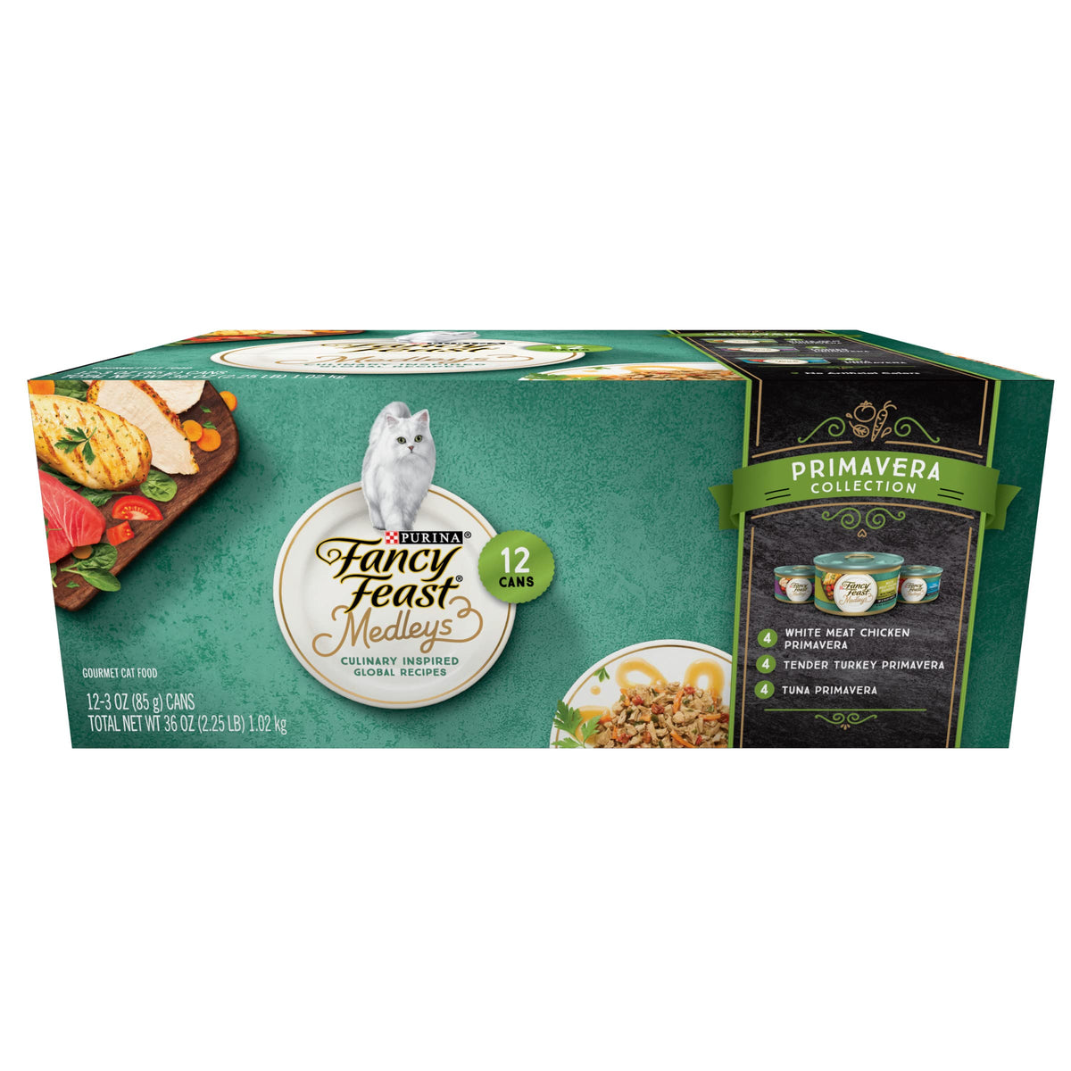 Purina Fancy Feast Medleys Primavera Wet Cat Food, 3 oz. Cans, 24 Pack