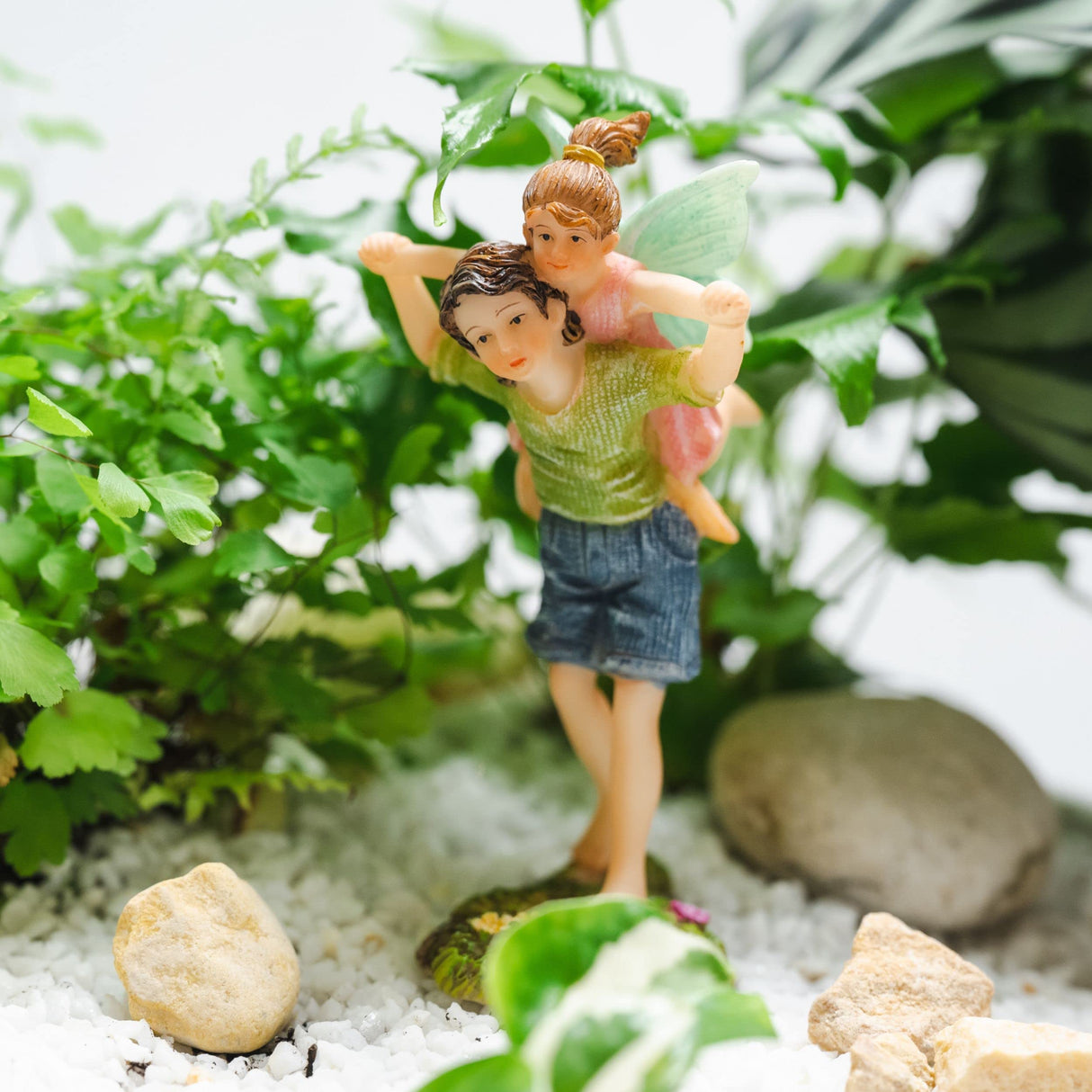 PRETMANNS Fairy Garden Accessories Outdoor Kit, Fairy Figurines, 4 Piece