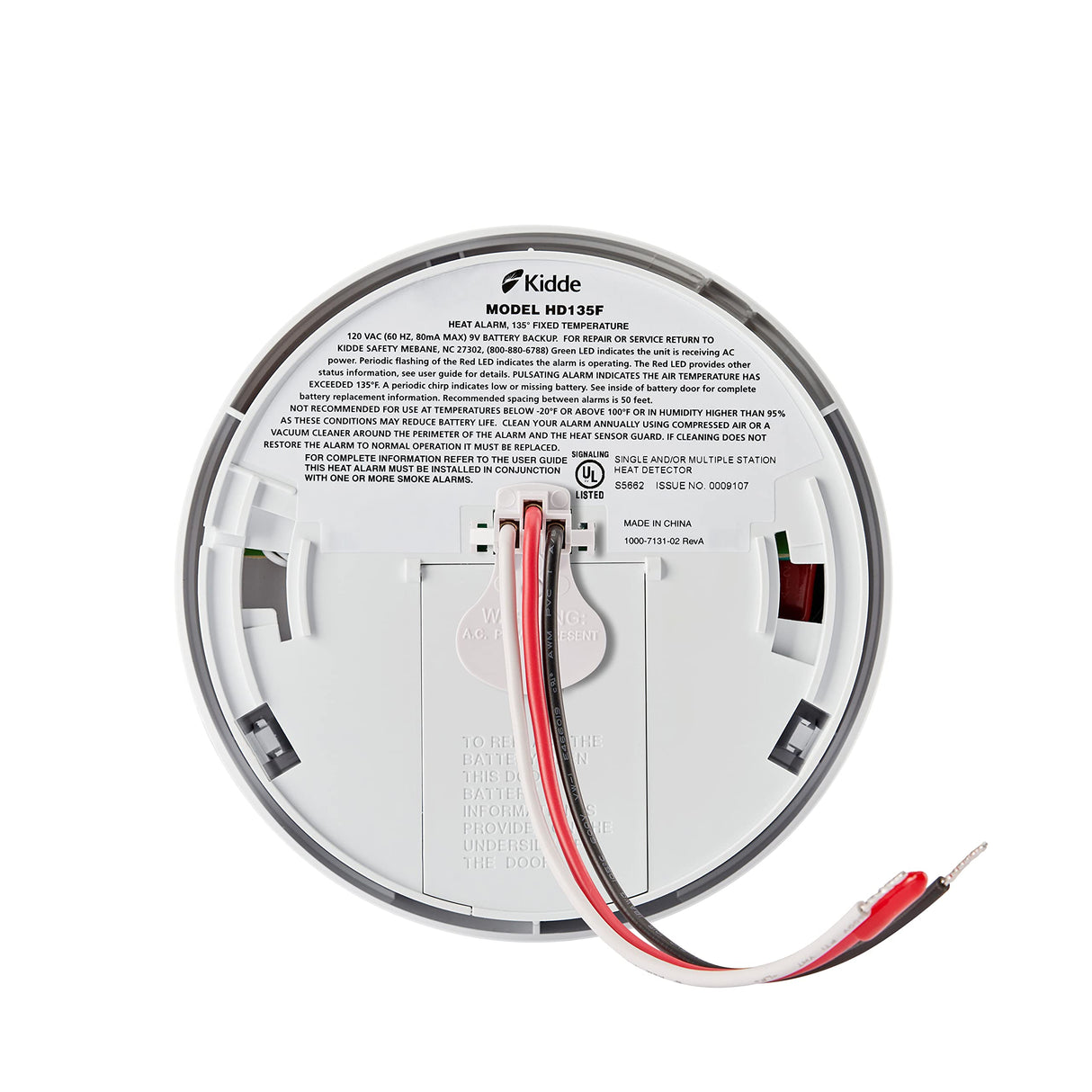 Kidde Hardwired Smoke, Carbon Monoxide & Heat Detector Bundle with 10-Year Battery Backup & Interconnect Capability