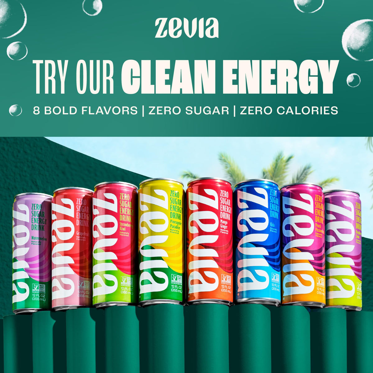 Zevia Zero Sugar Soda, Creamy Root Beer, 12 oz Cans (24-Pack) – Naturally Sweetened, Non-GMO Project Verified, Gluten-Free, Vegan