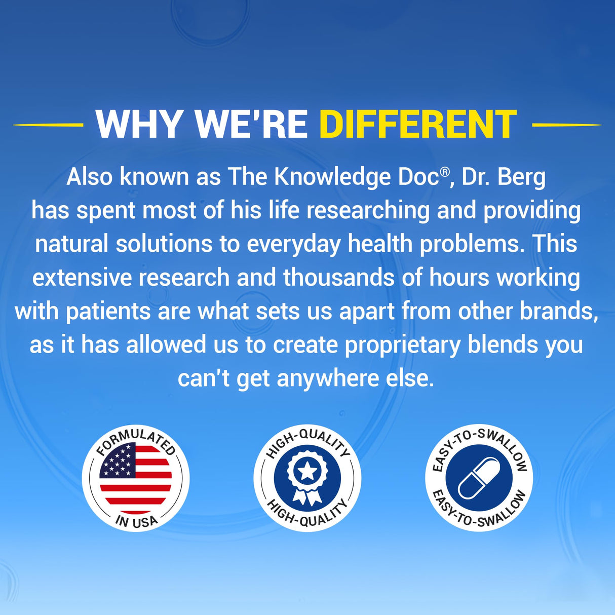 Dr. Berg Maximum Strength 4-in-1 Chelated Magnesium Glycinate with Clean, Potent & Pure Ingredients | 4X Lab-Tested & Verified | USA Formulated Magnesium Supplement Capsules | 90 Capsules