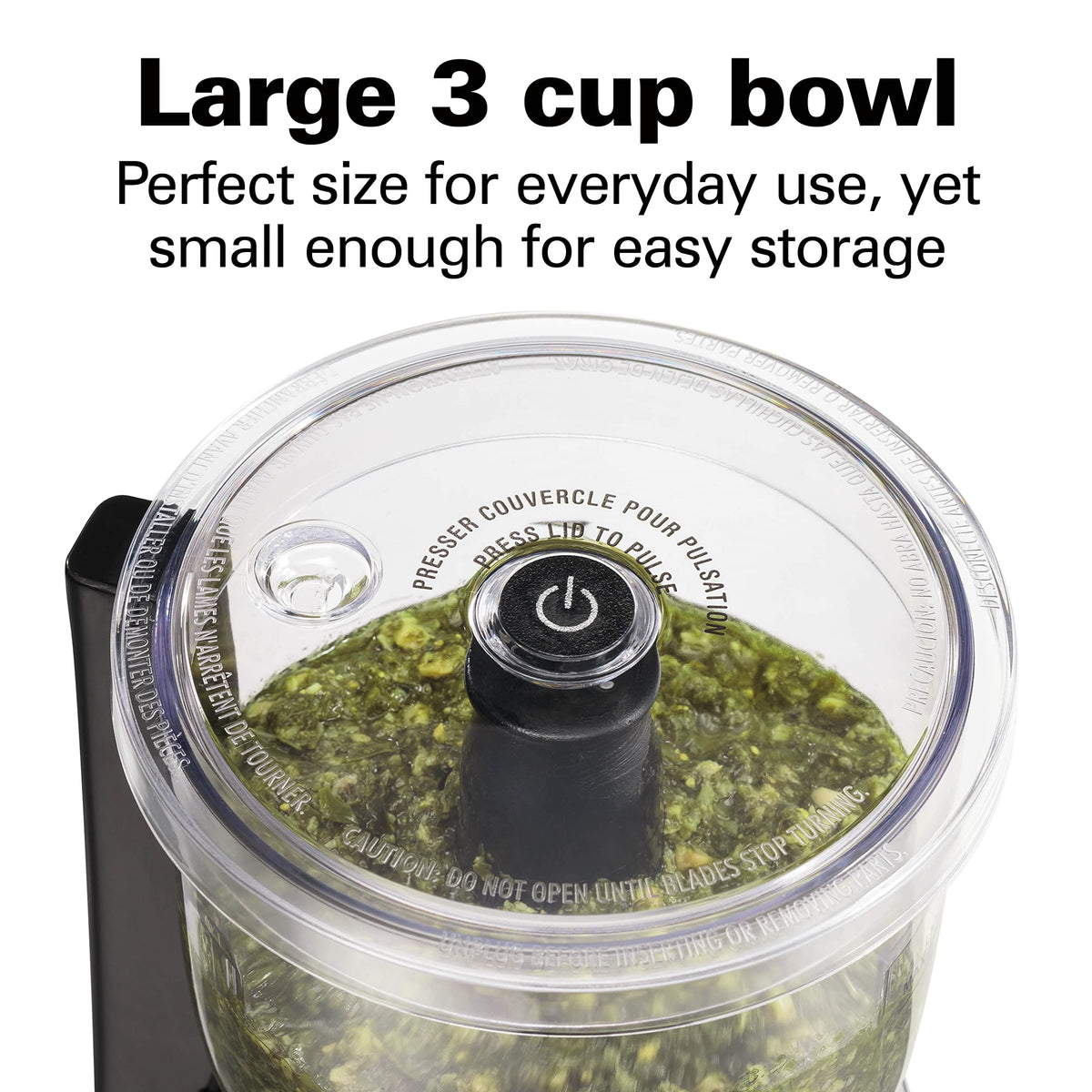 Hamilton Beach 3 Cup Electric Vegetable Chopper & Mini Food Processor