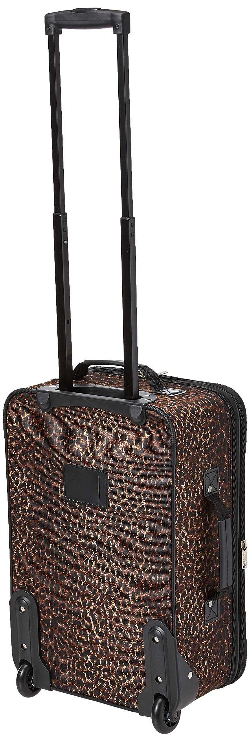Rockland Fashion Softside Upright Luggage Set, Leopard, 2-Piece (14/19)