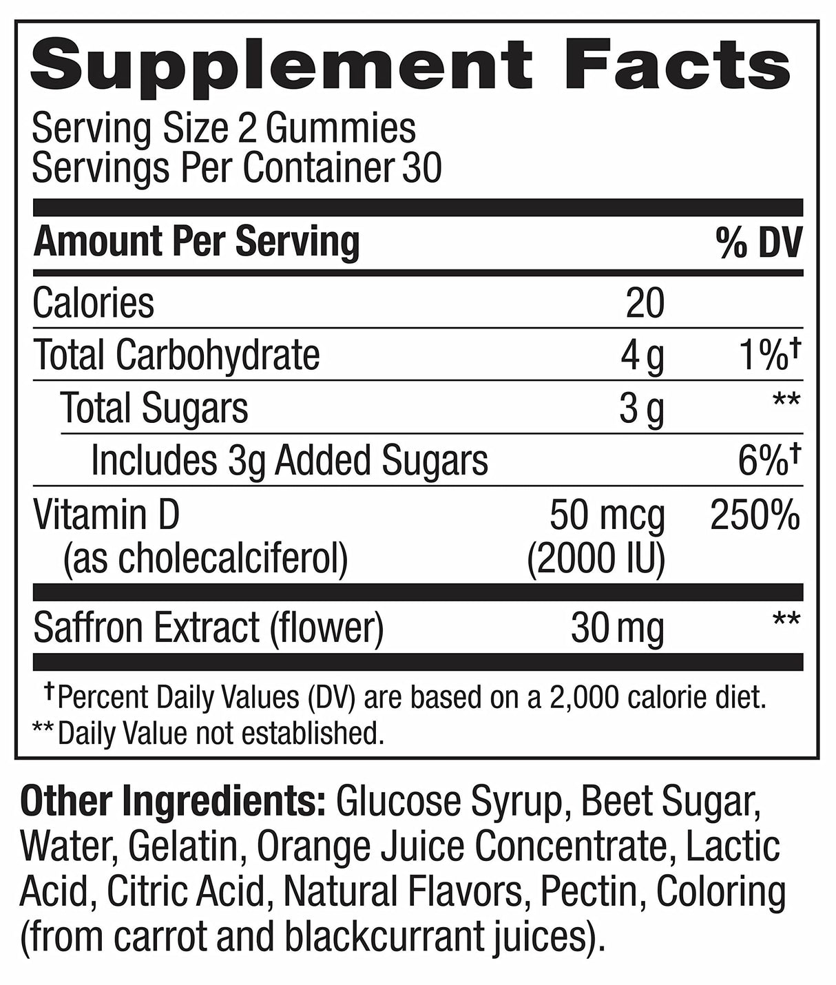 OLLY Hello Happy Gummy Worms, Mood Balance Support, Vitamin D, Saffron, Adult Chewable Supplement, Tropical Zing - 60 Count