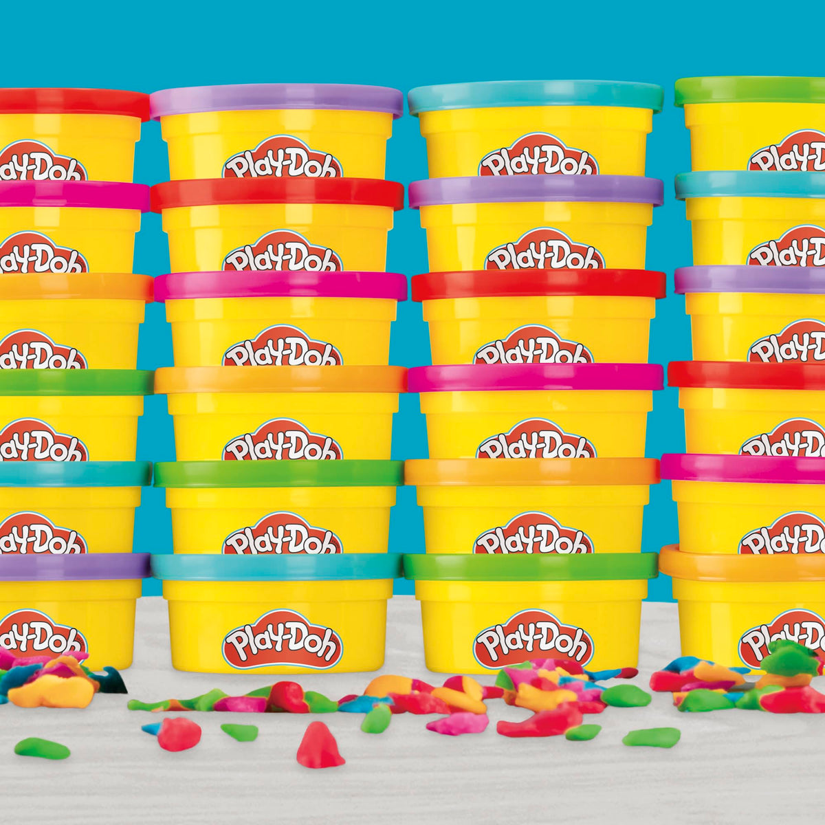 Play-Doh Party Favor Pack, Bulk 24 Pack of Modeling Compound with Cutters, Classroom Supplies for Arts & Crafts, Birthday Gifts & Prize Toys for Kids, Ages 3+ (Amazon Exclusive)