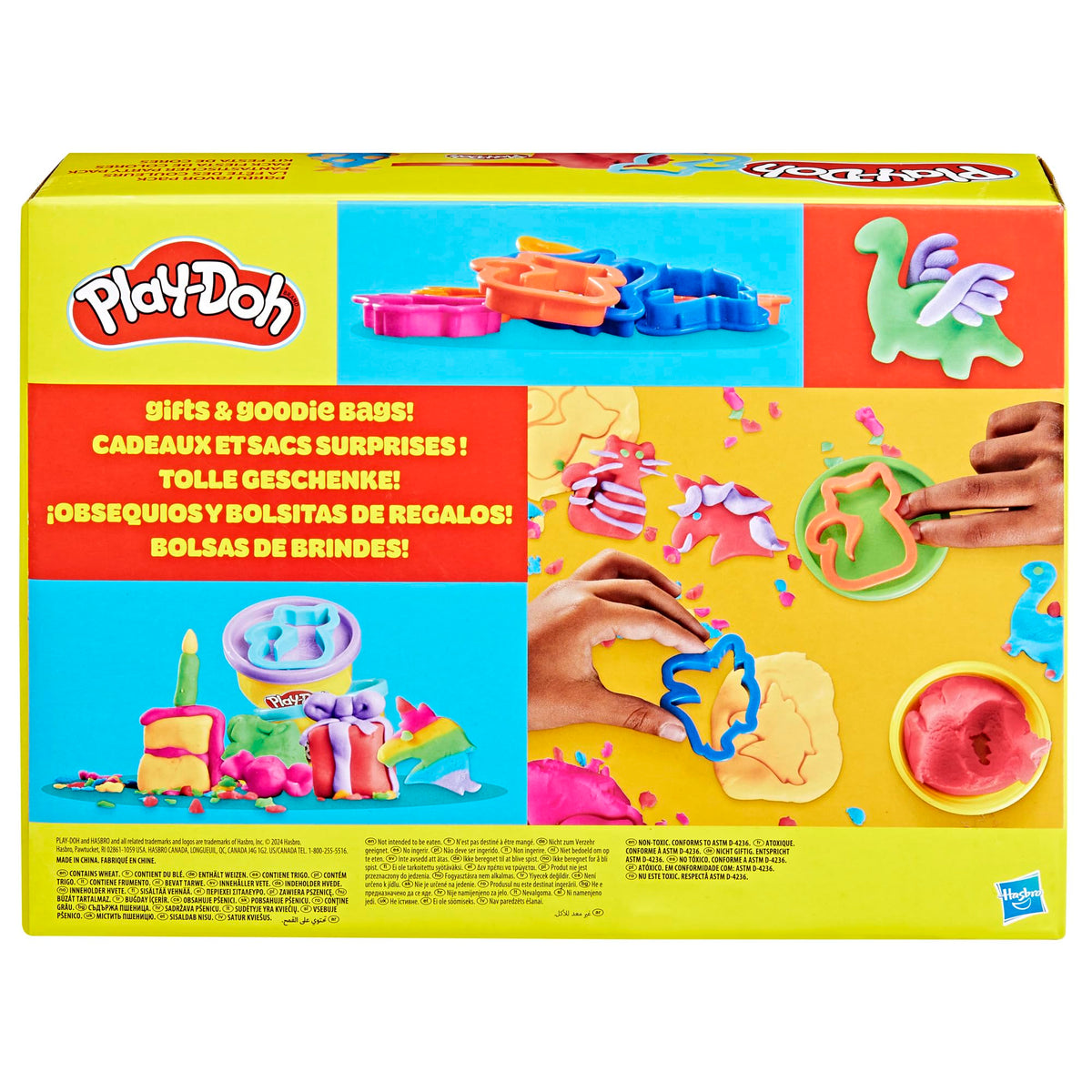 Play-Doh Party Favor Pack, Bulk 24 Pack of Modeling Compound with Cutters, Classroom Supplies for Arts & Crafts, Birthday Gifts & Prize Toys for Kids, Ages 3+ (Amazon Exclusive)