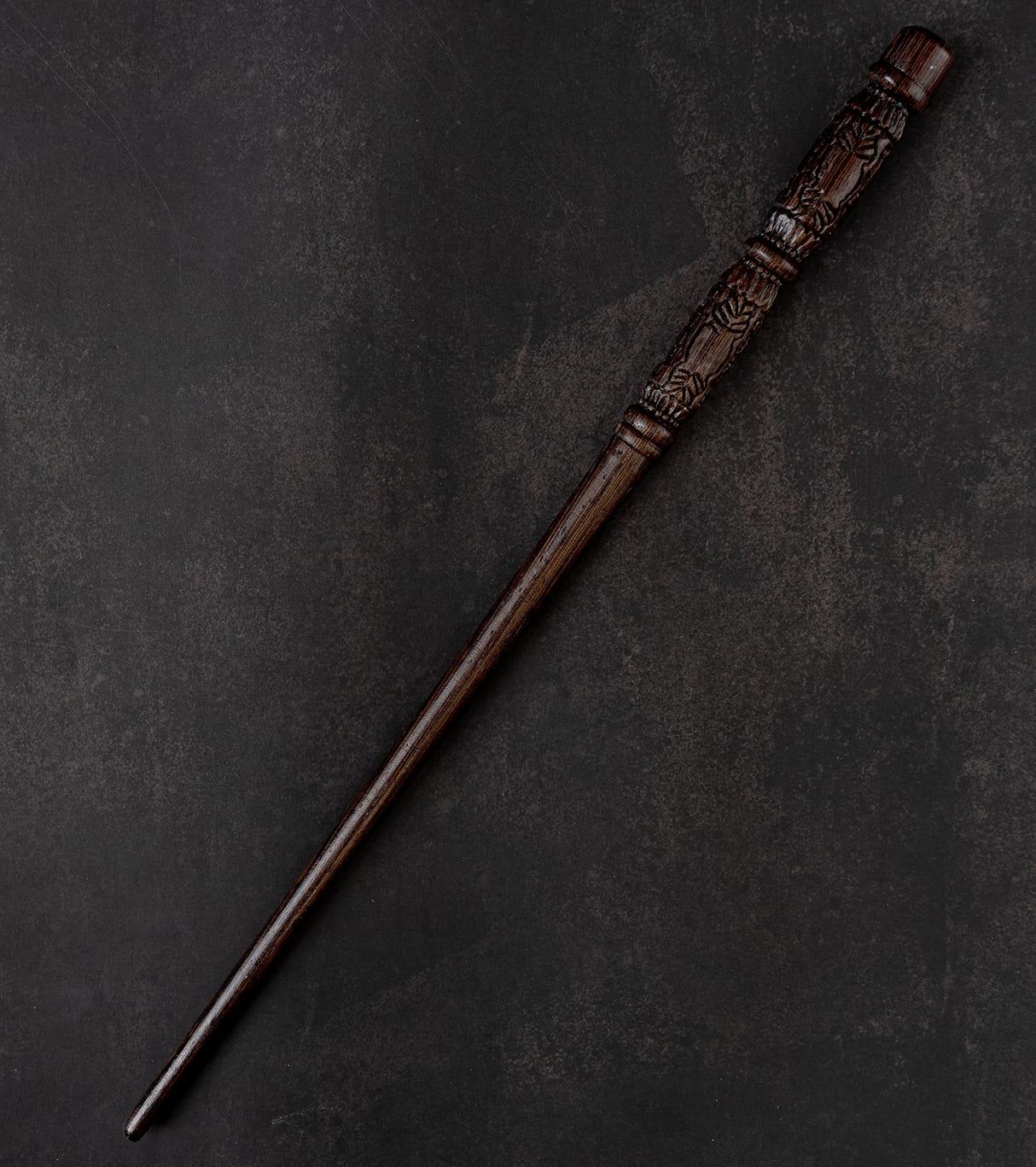 Handicraftviet - Hand Carved Wooden Magic Wand/Magic Wands for Wizards/Collectible Cosplay Magic Wand/Magical Gift for Halloween, Christmas and Birthday Party, 15 Inch (S4)