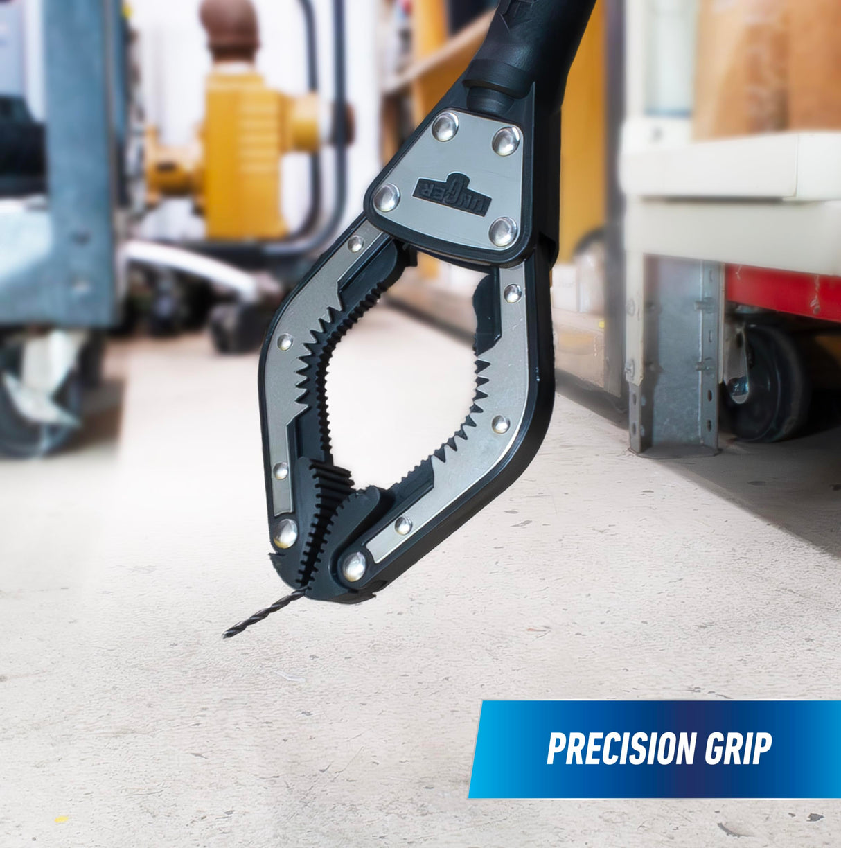 Unger Professional 42” Rugged Reacher – Reacher Grabber Tool & Trash Picker, Outdoor Trash Picker Upper Tool, Heavy Duty Grabber Reacher, Claw Grabber Pickup Tool, Yard Clean Up