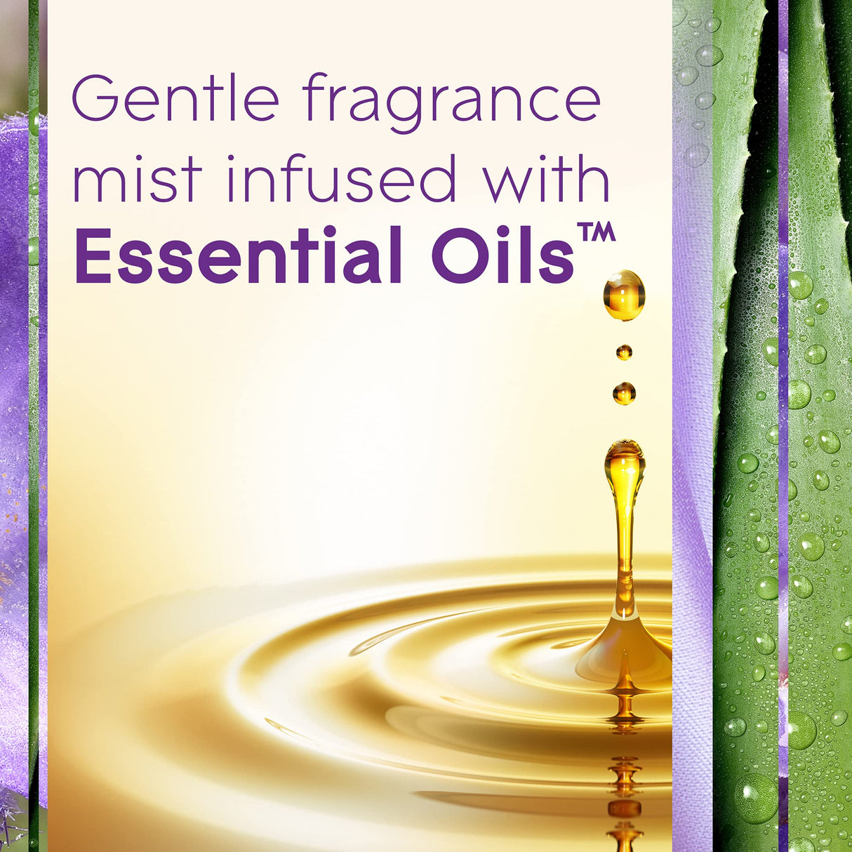 Glade Automatic Spray Refill, Air Freshener for Home and Bathroom, Tranquil Lavender & Aloe, 6.2 Oz, 3 Count