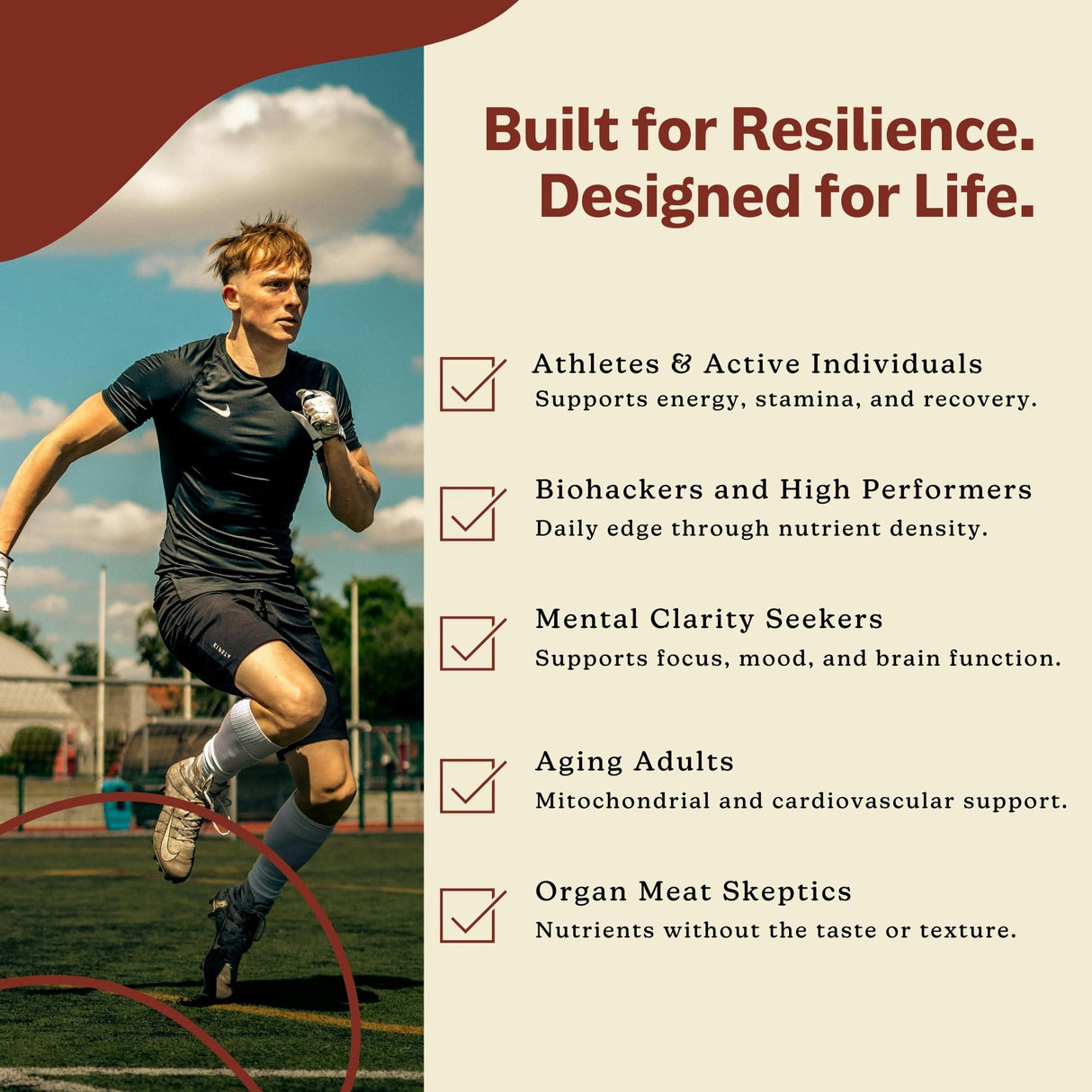 MK Supplements American Beast – Strength, Endurance & Recovery Support – 150 Capsules (30 Servings) – Freeze-Dried American Bison, 100% Grass-Fed, Bison Liver and Bison Heart, Whole-Food Formula