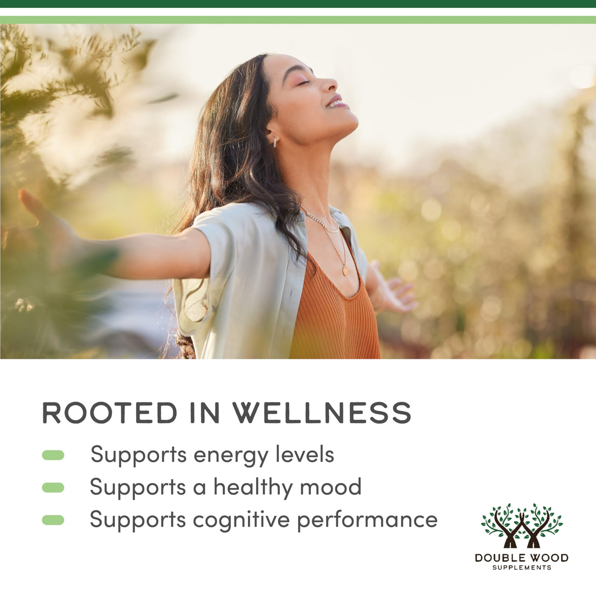 Rhodiola Rosea Supplement 500mg, 120 Vegan Capsules (Third Party Test, Gluten Free, 3% Salidrosides, 1% Rosavins Extract) for Performance, Calming, Motivation by Double Wood